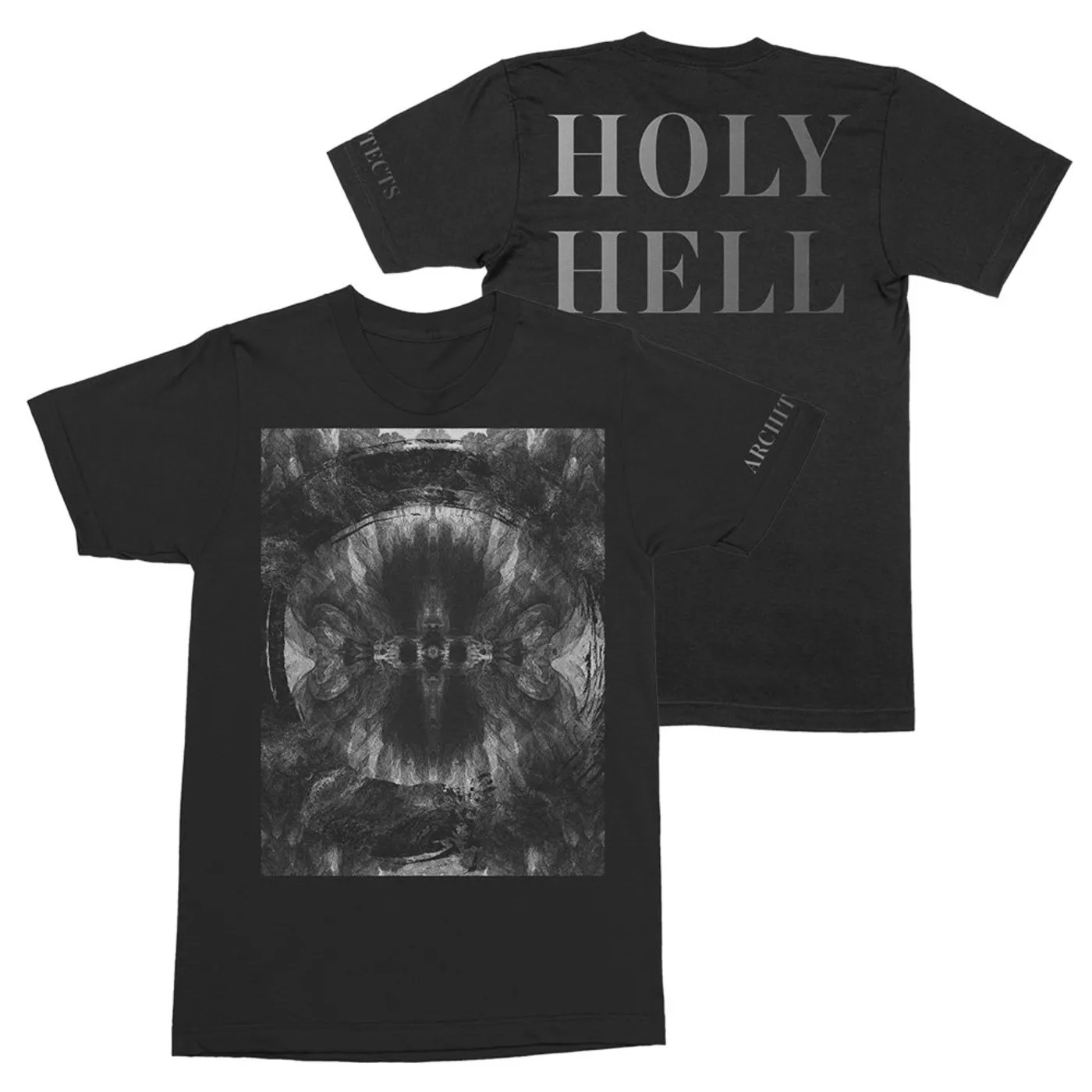 Architects Holy Hell Album Cover T-Shirt (Black)