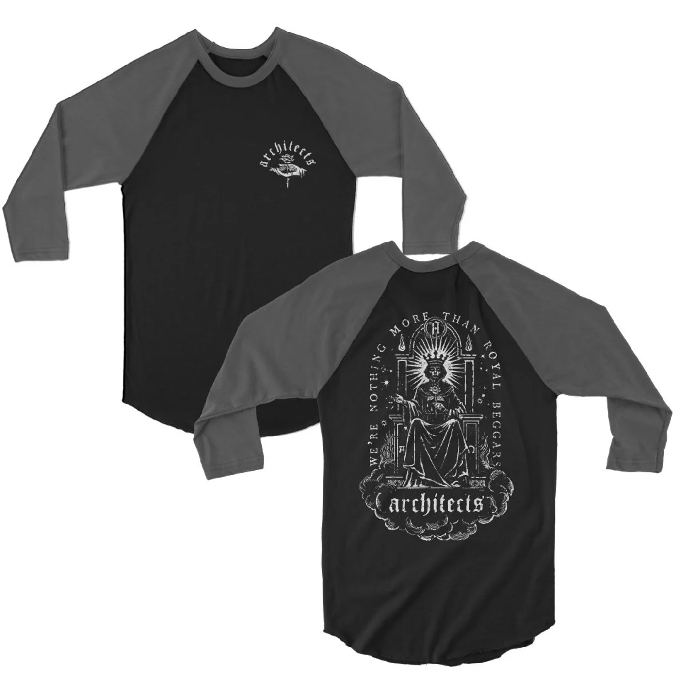 Architects Royal Beggars Raglan (Black/Grey)