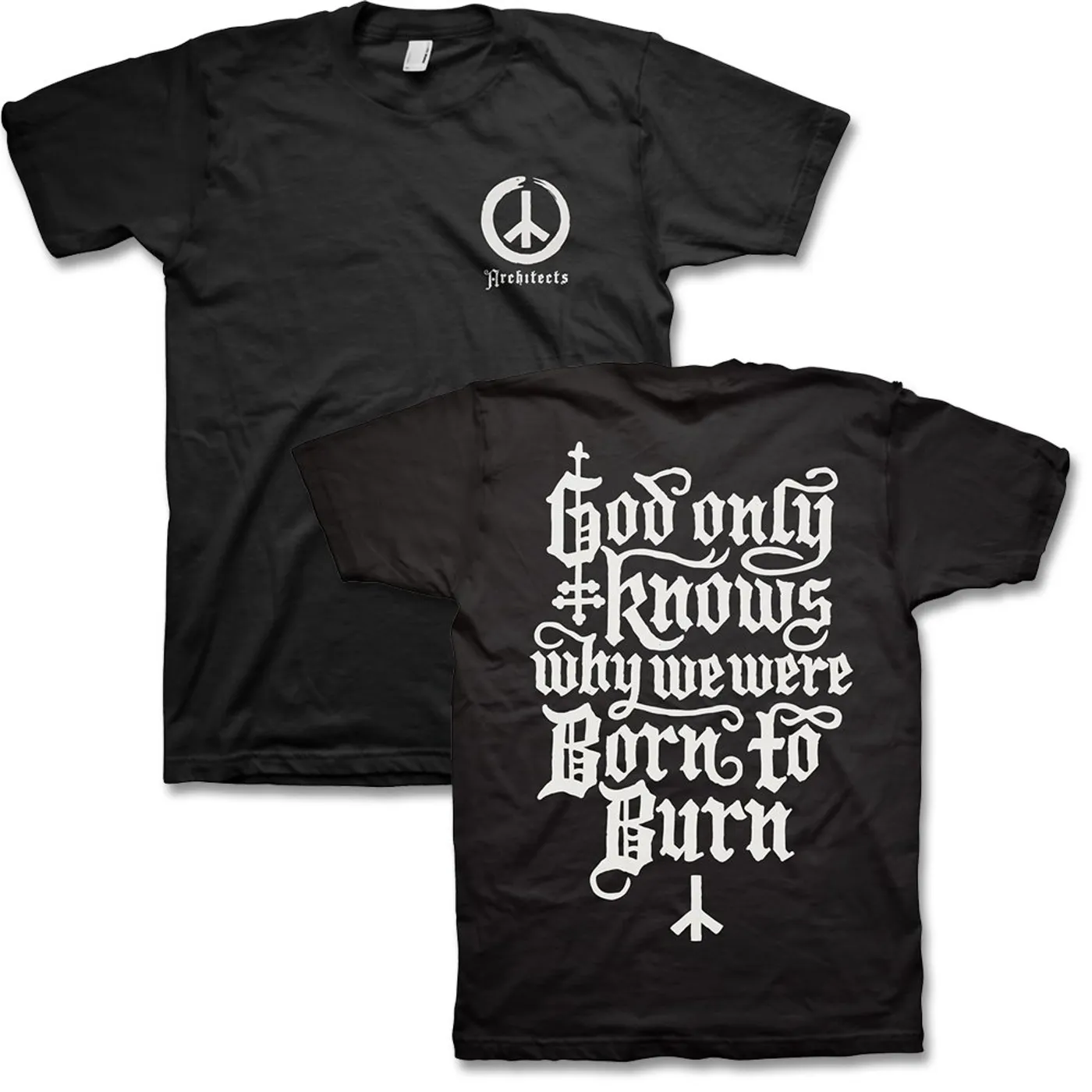 Architects Broken Cross Lyric T-Shirt (Black)