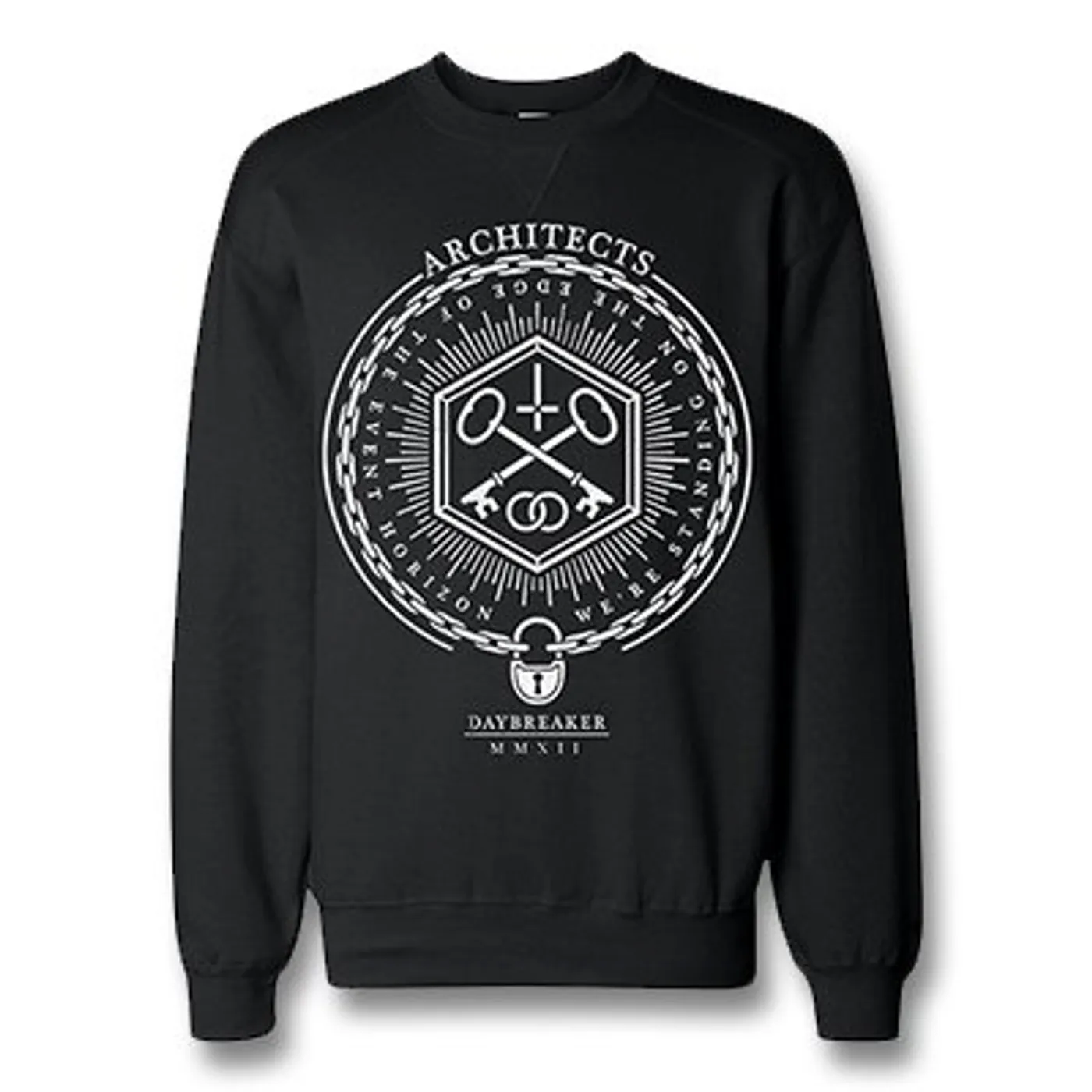 Architects Daybreaker Crew Neck Sweatshirt (Black)