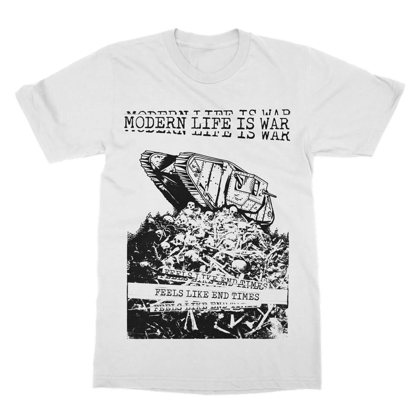 Modern Life Is War End Times Tee (White)
