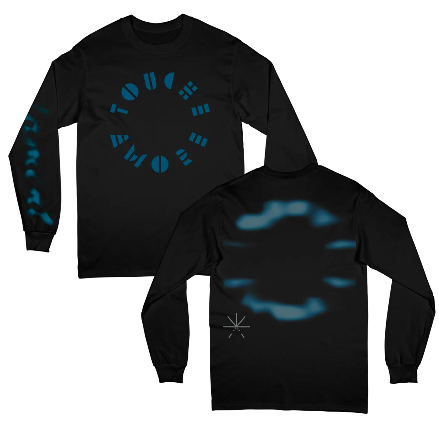 Touché Amoré Stencil Logo Long Sleeve Tee (Black)