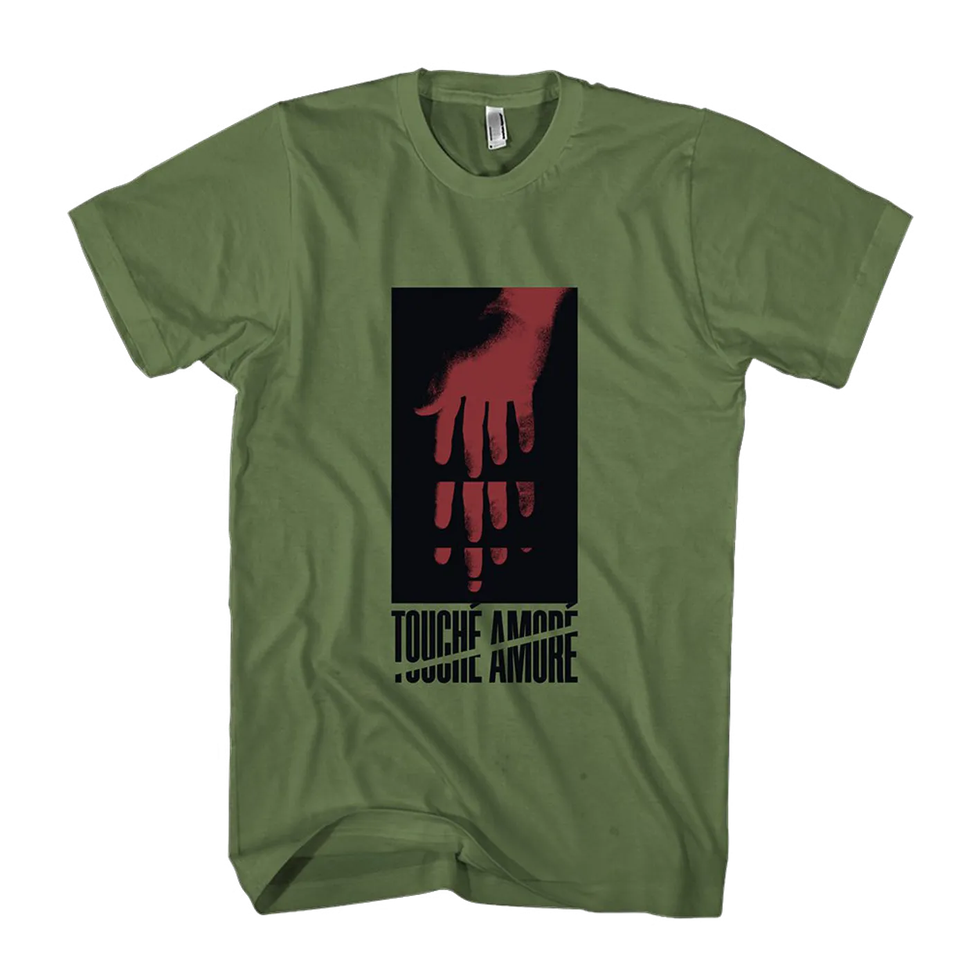 Touché Amoré Hand Reach Tee (Army Green)