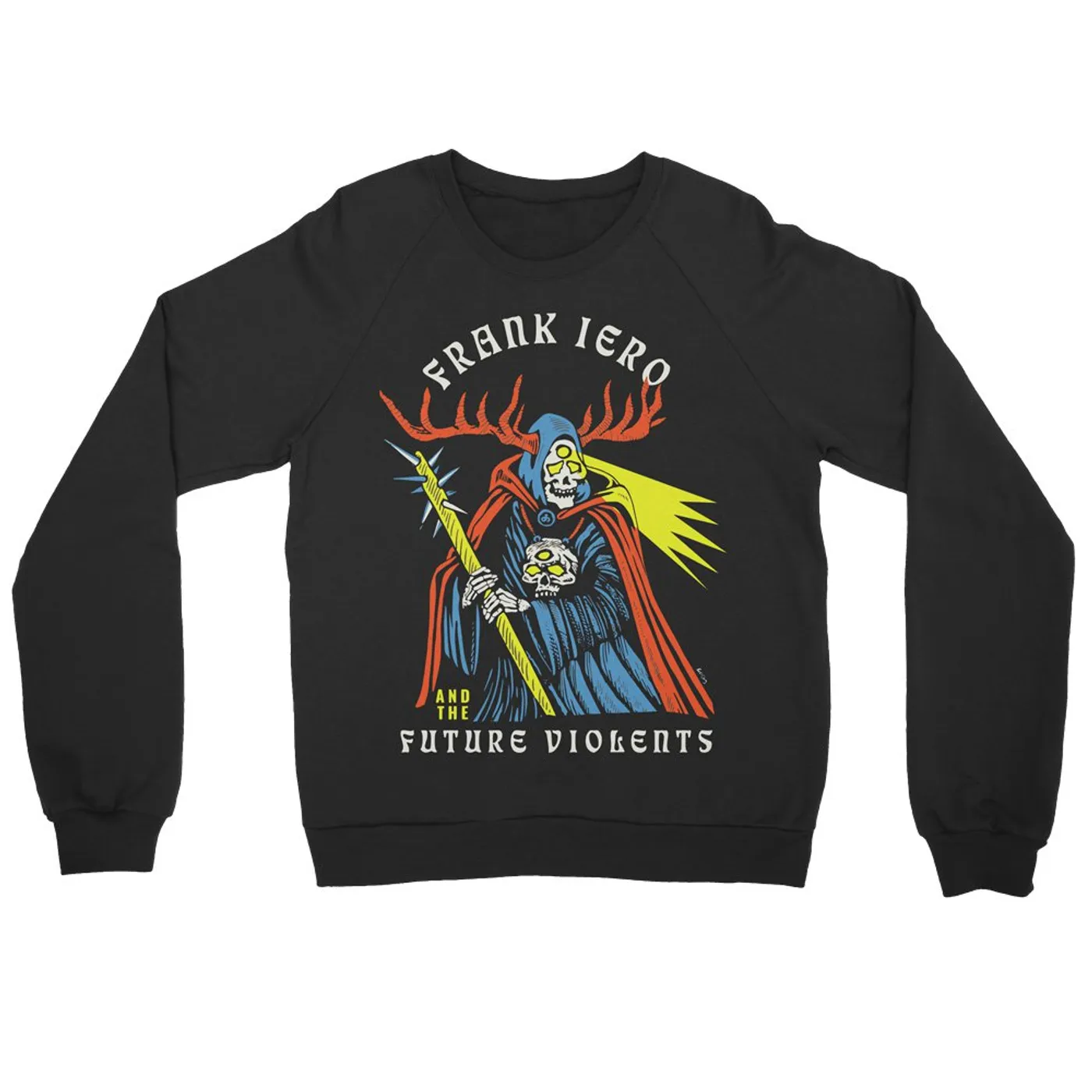 Frank Iero Reaper Crew Neck Sweatshirt (Black)