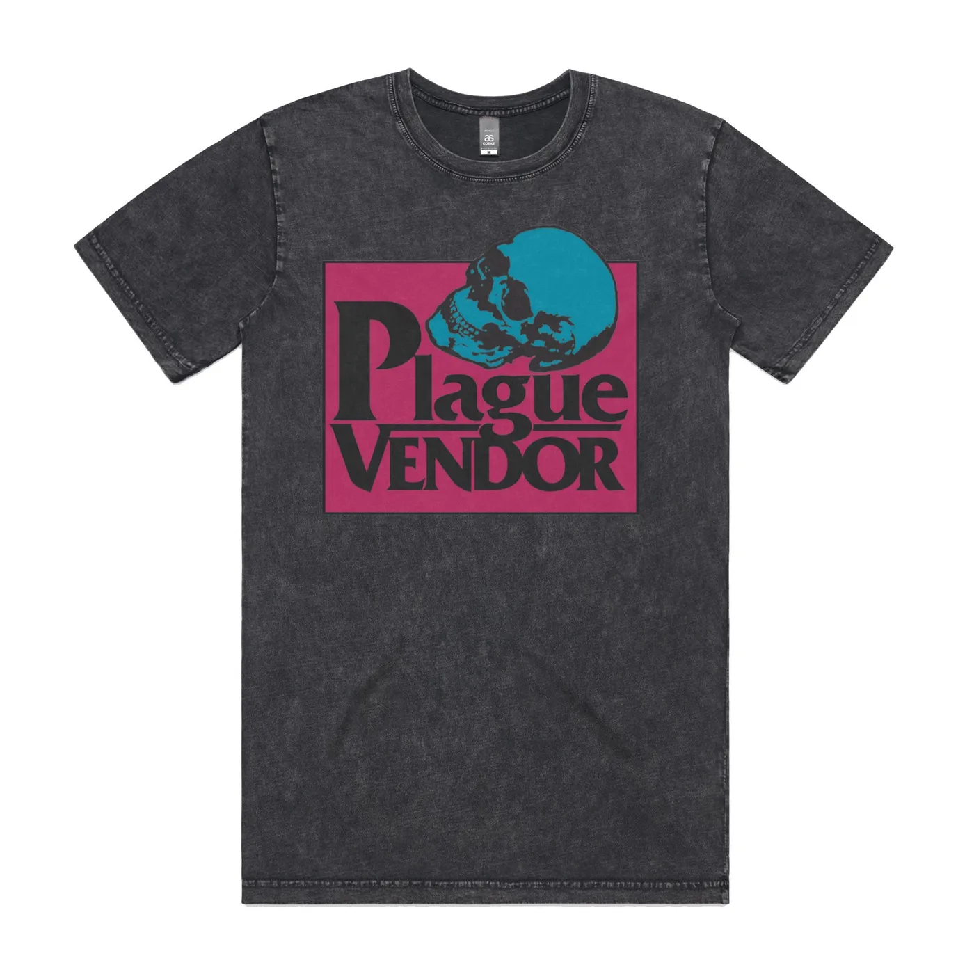 Plague Vendor Skull Tee (Mineral Black)