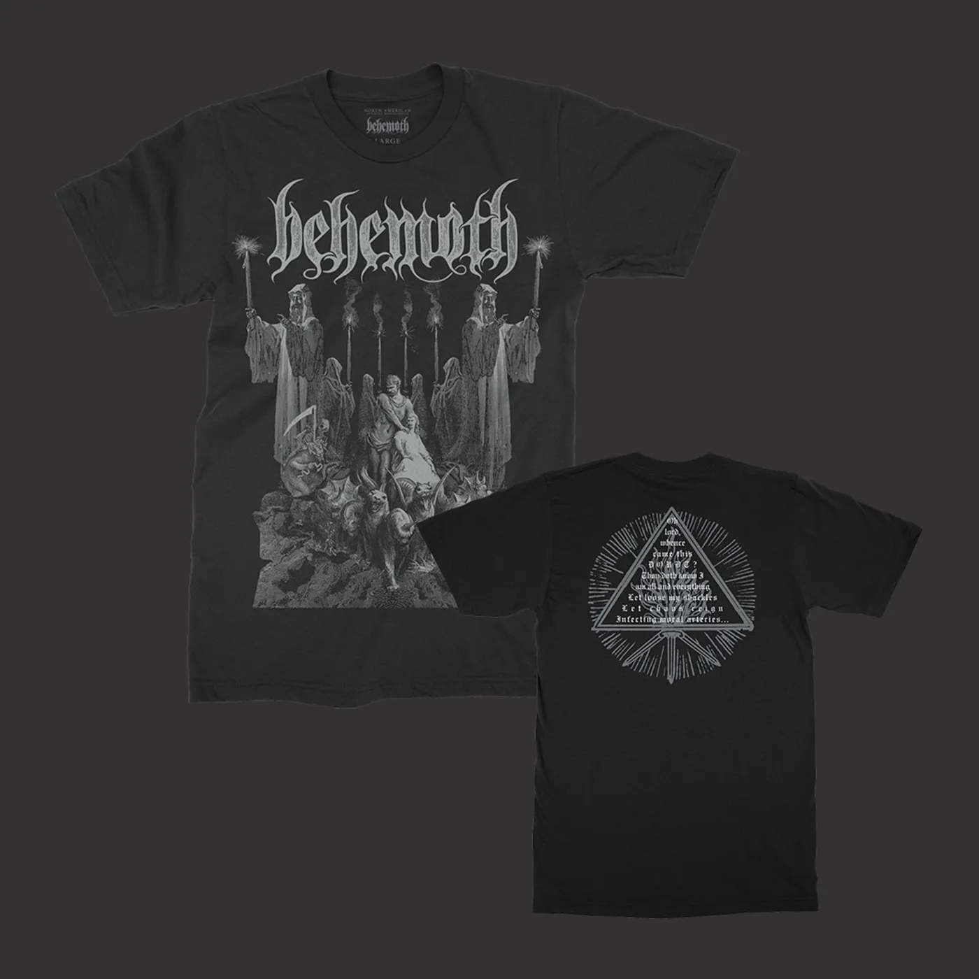 Behemoth Corpse Candle T-Shirt (Black)