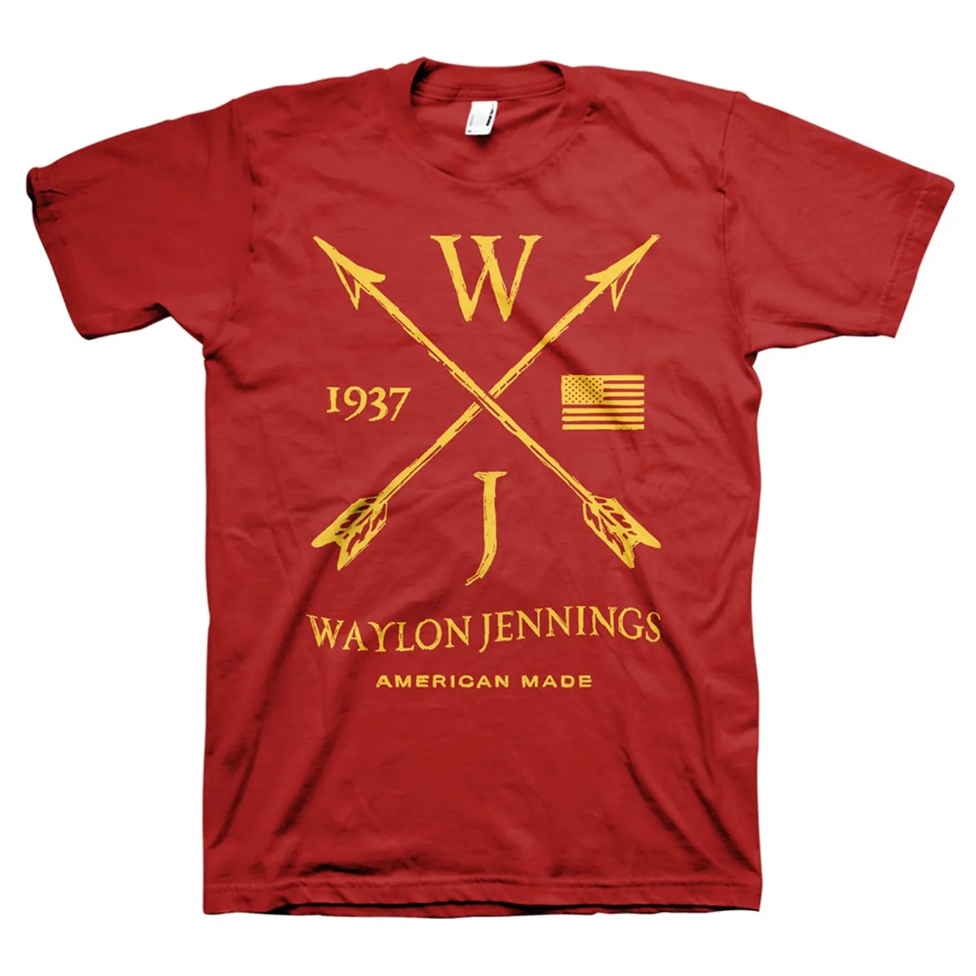 Waylon Jennings Arrows Tee (Red)