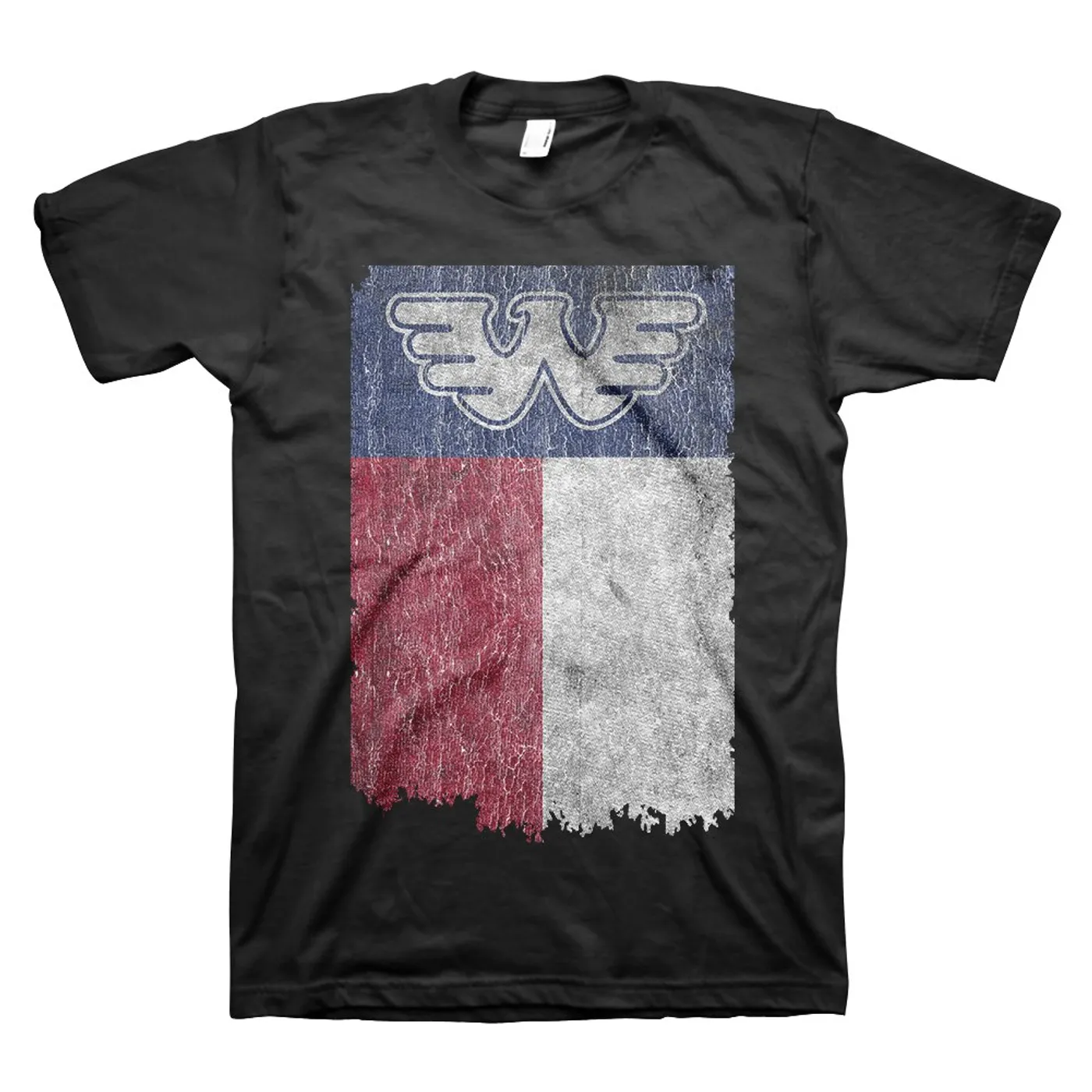 Waylon Jennings Texas Flag Tee (Black)