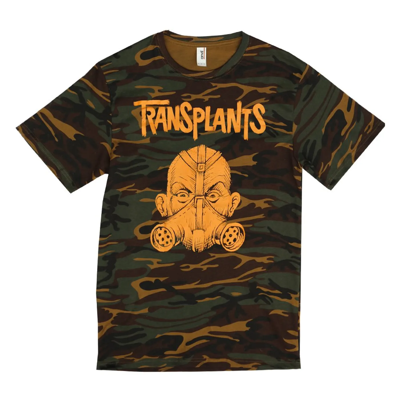 Transplants Gas Mask Camo Tee