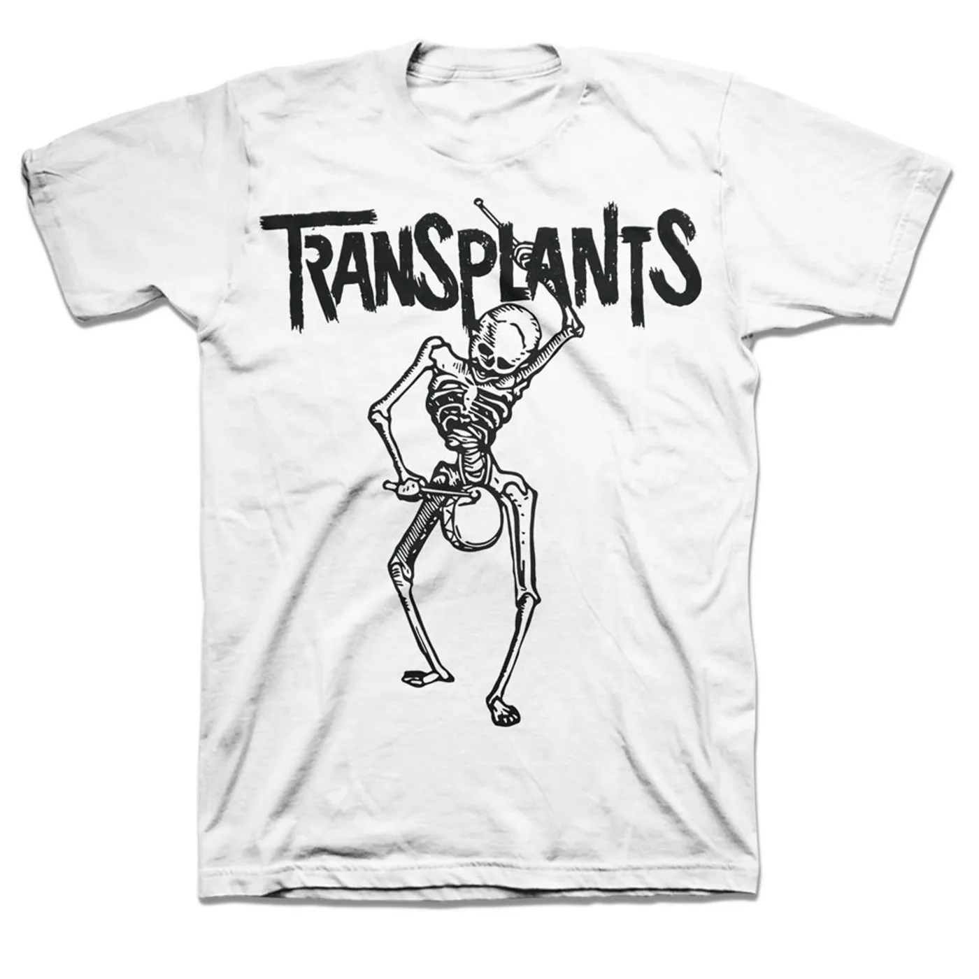 Transplants Skeleton T-Shirt (White)