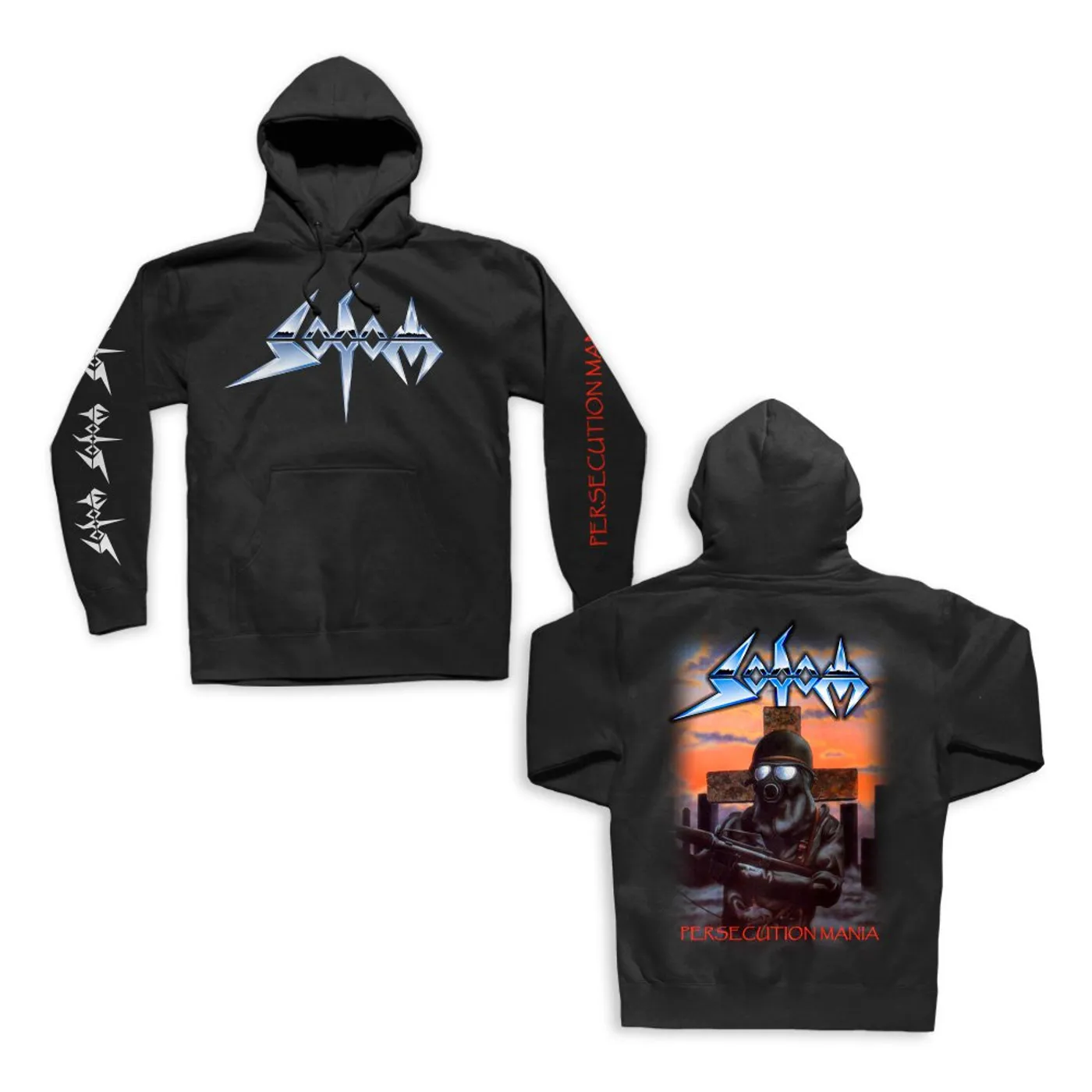 Sodom Persecution Mania Pullover Sweatshirt (Black)