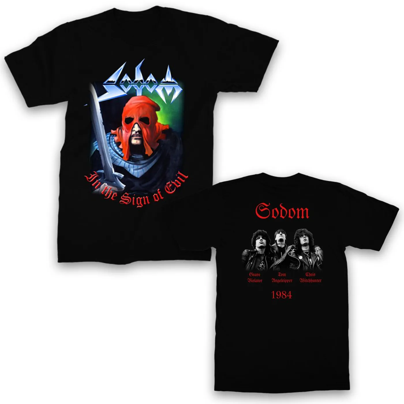 Sodom In The Sign Of Evil T-Shirt (Black)