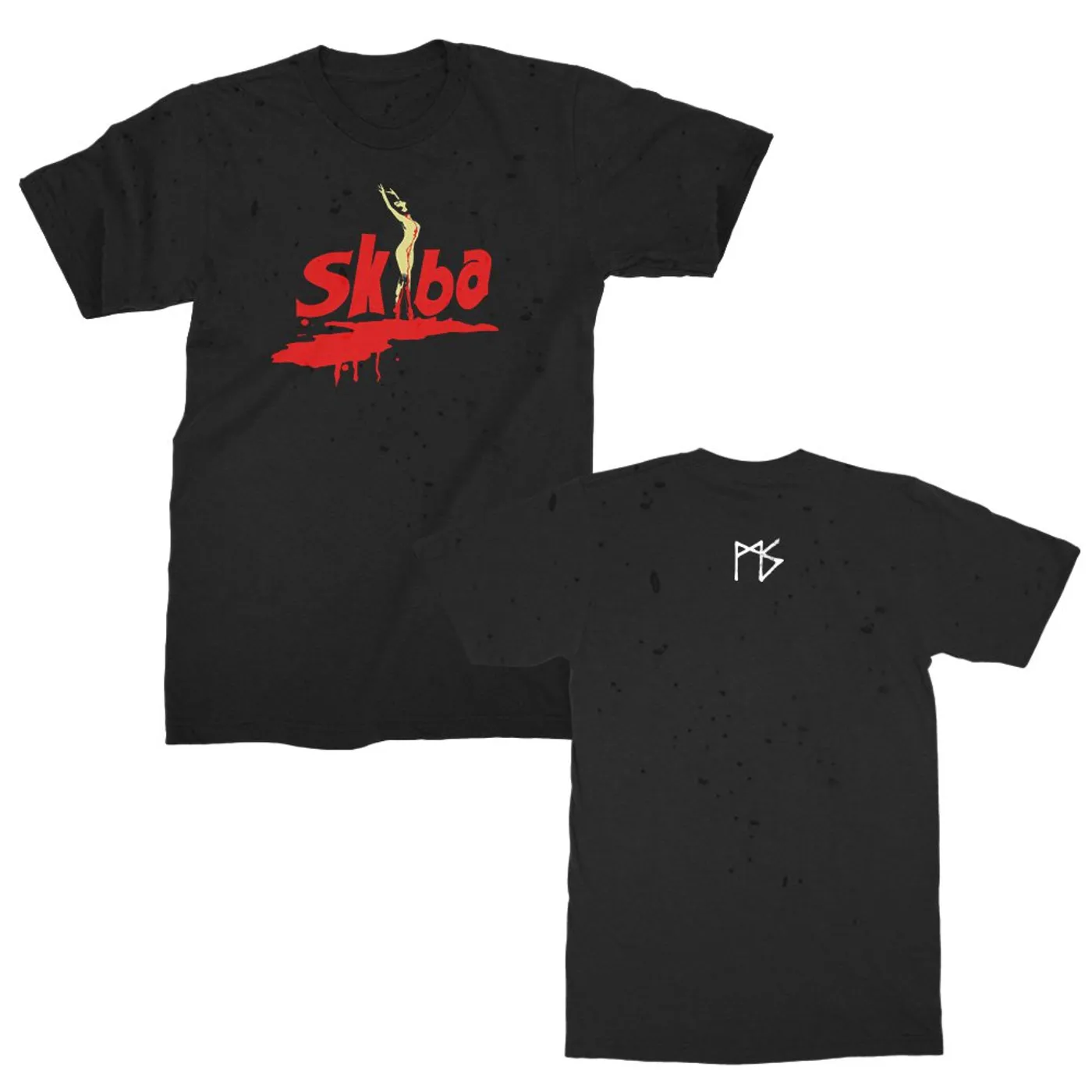 Matt Skiba Dancer Distressed Tee (Black)