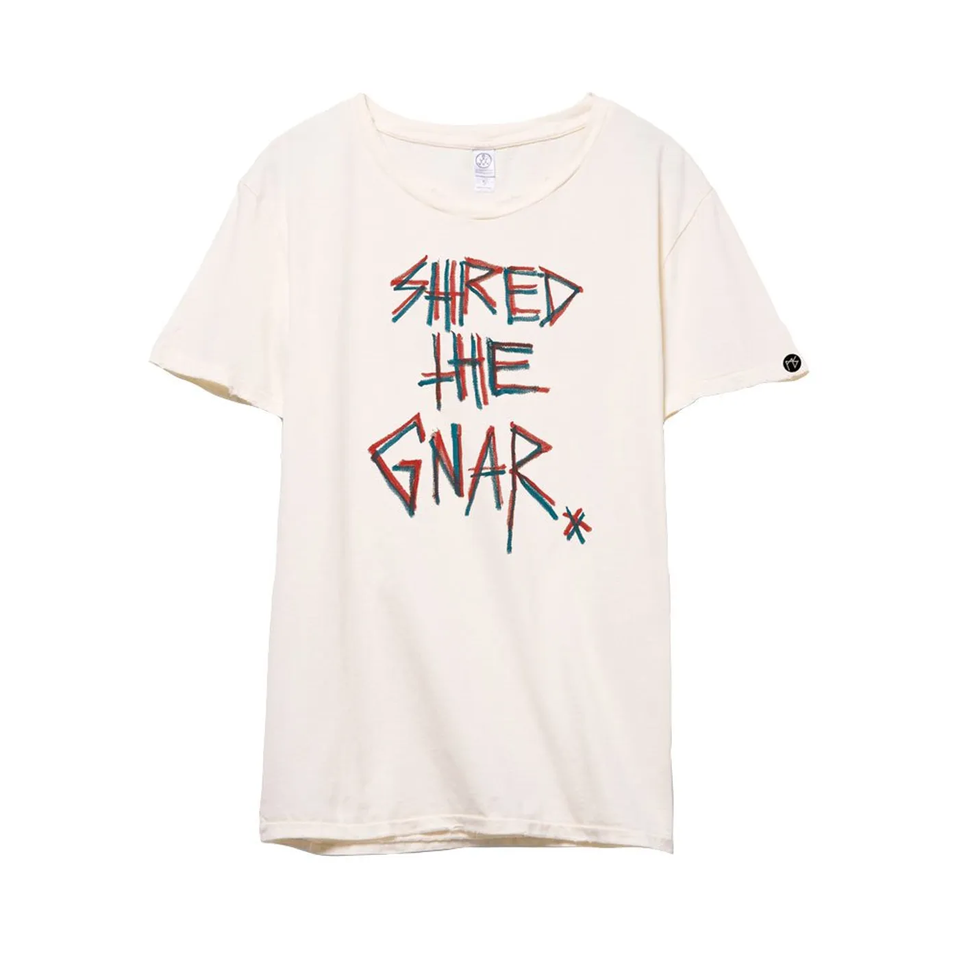 Matt Skiba Shred The Gnar Distressed Tshirt (Natural)