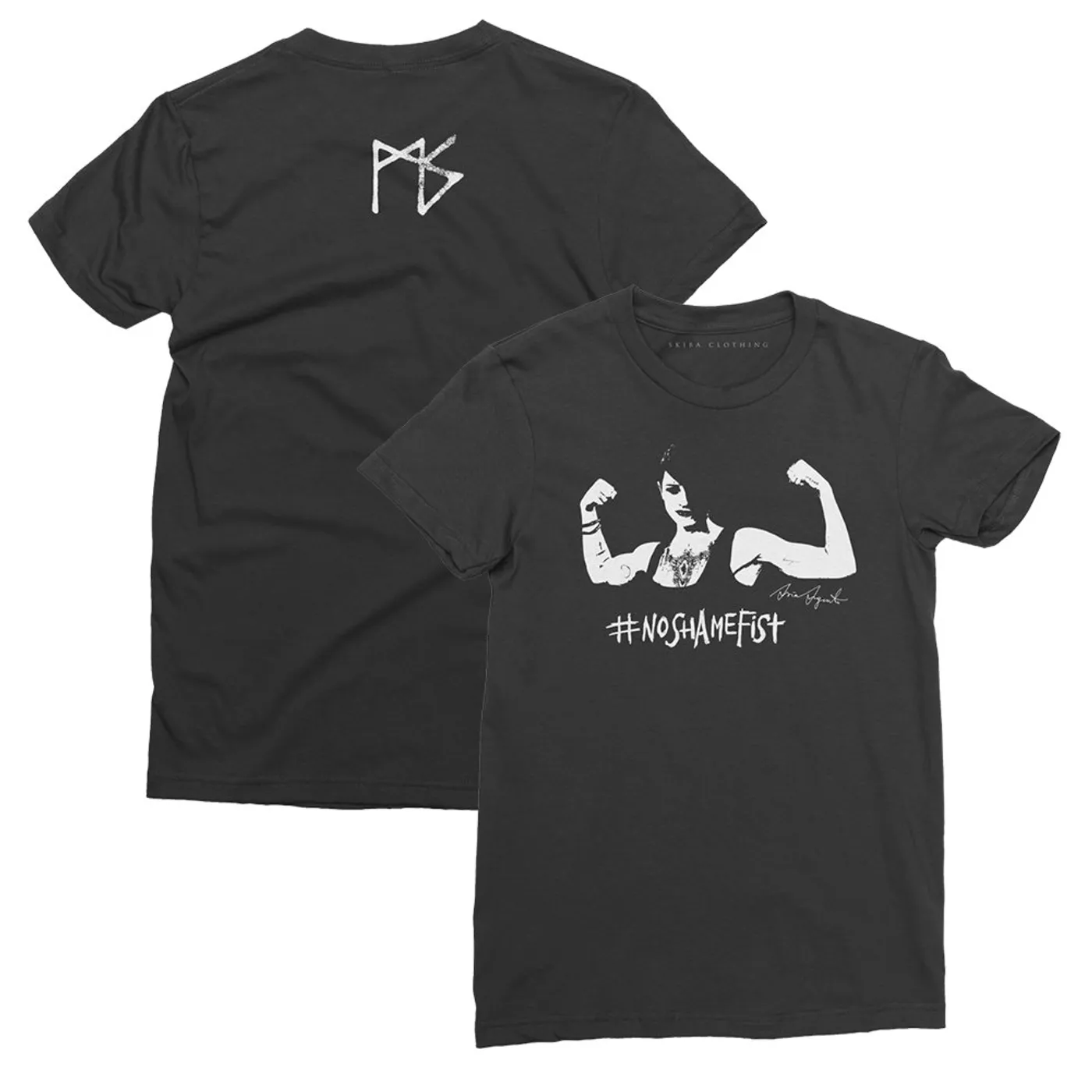 Matt Skiba Asia Argento Womens Tee (Black)