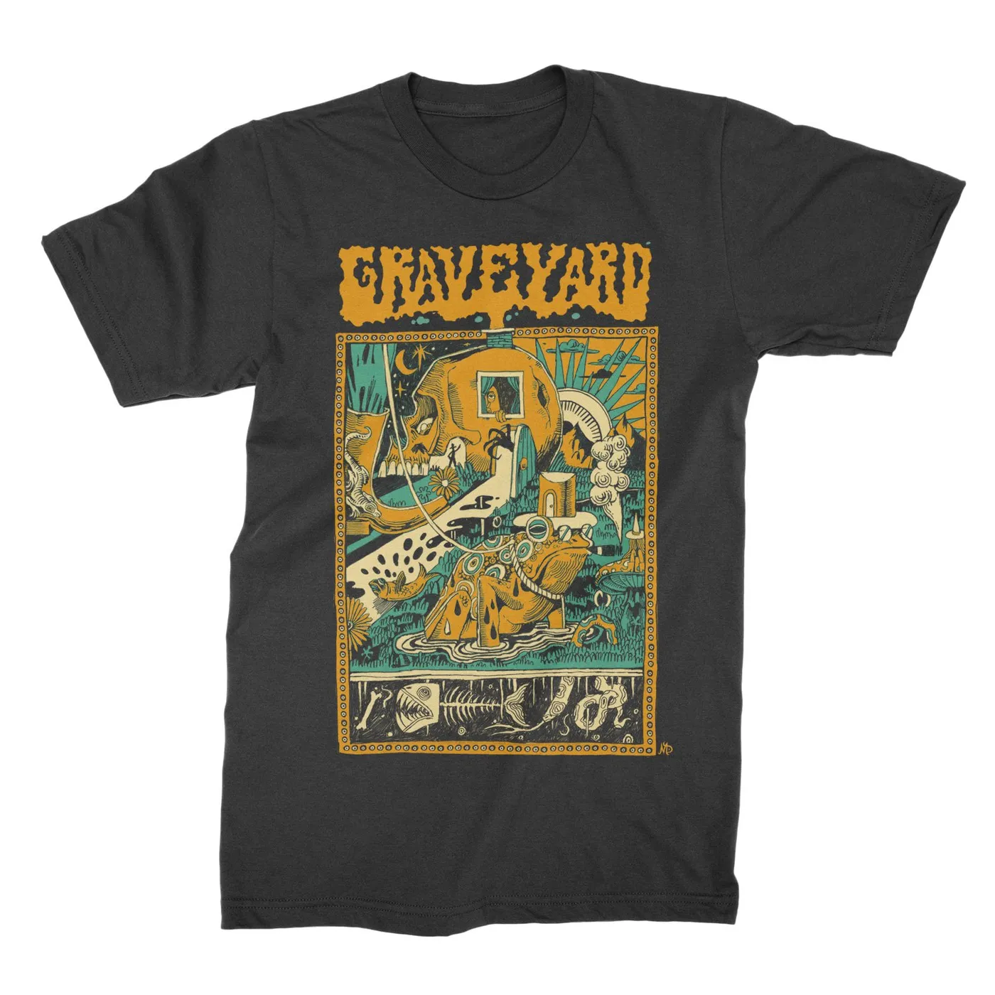 Graveyard Frogyard T-Shirt (Black)