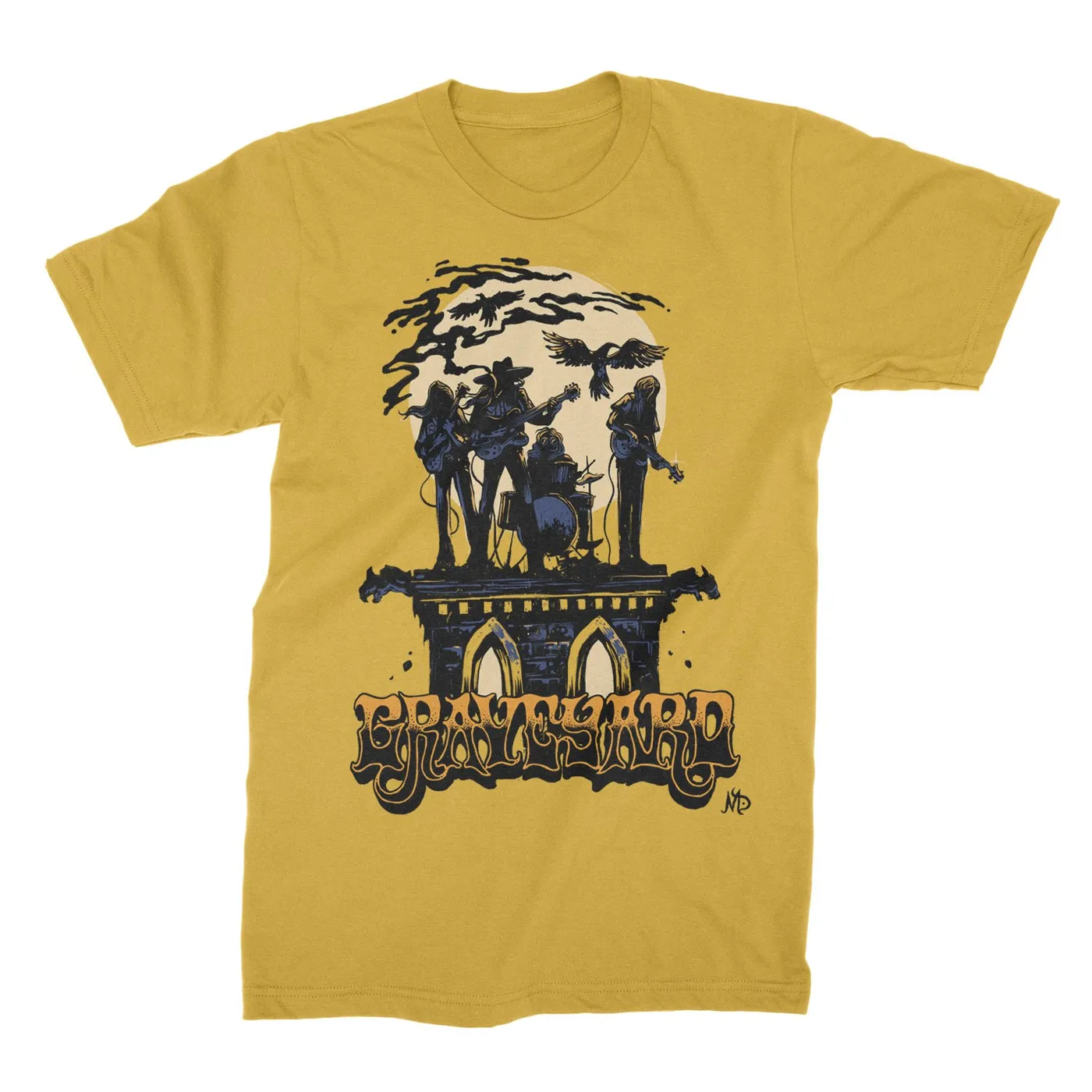 Graveyard Moonband T-Shirt (Gold)