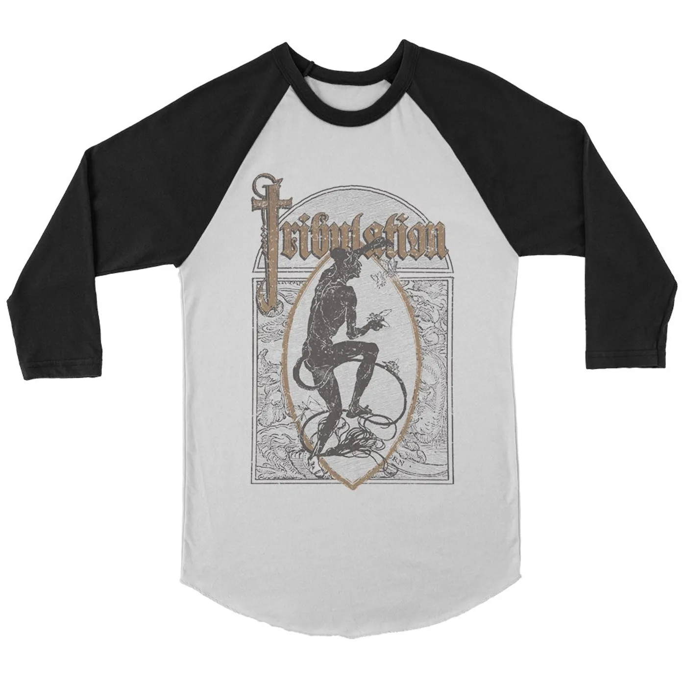 Tribulation Lord of Flies Raglan (White/Black)