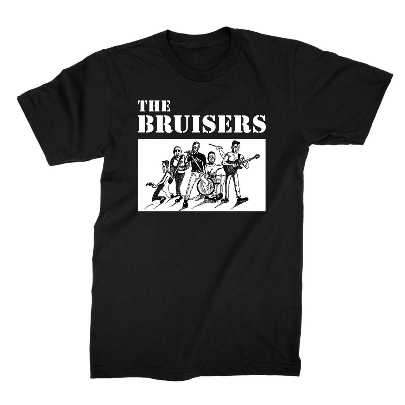 The Bruisers American Night Tee (Black)