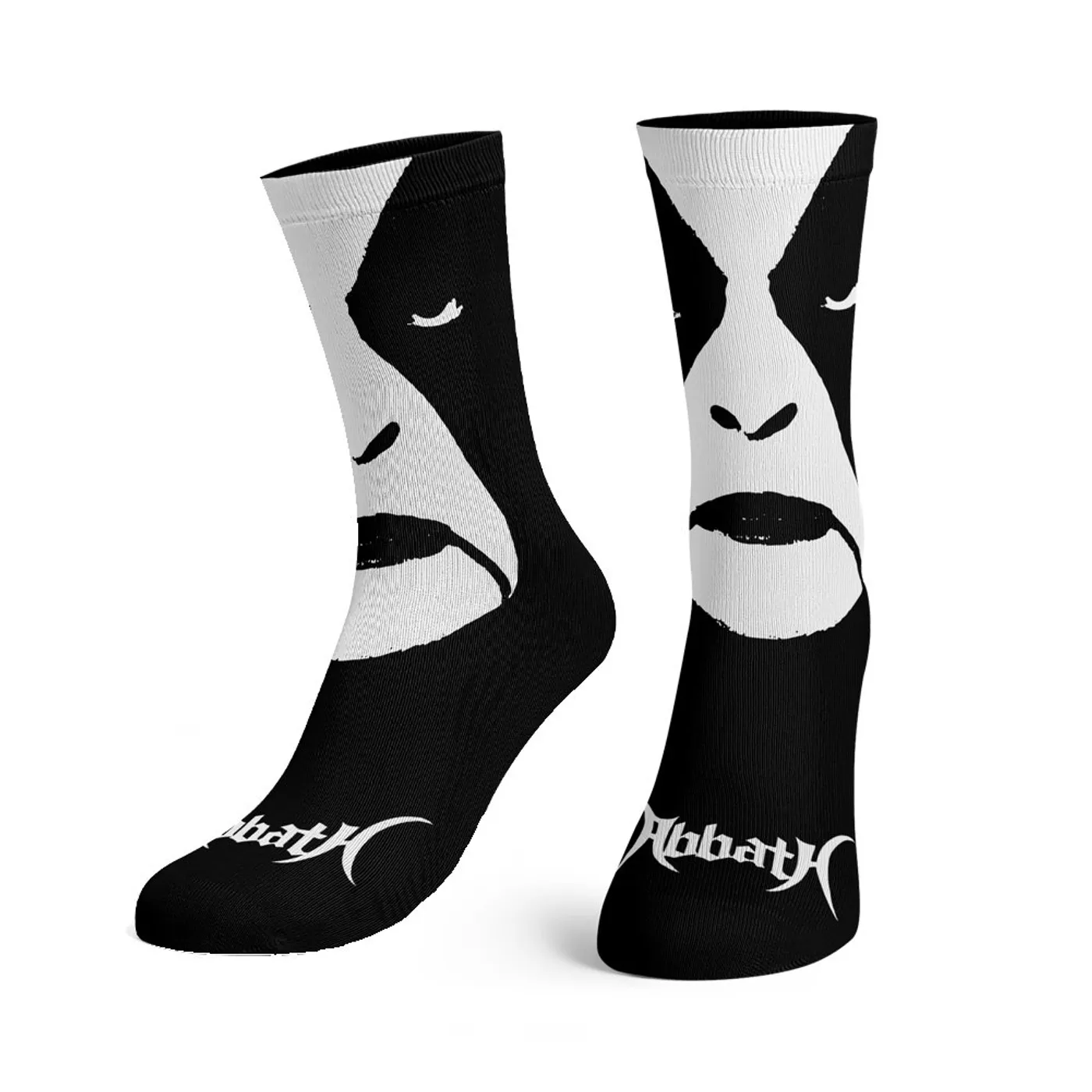 Abbath Full War Paint Socks