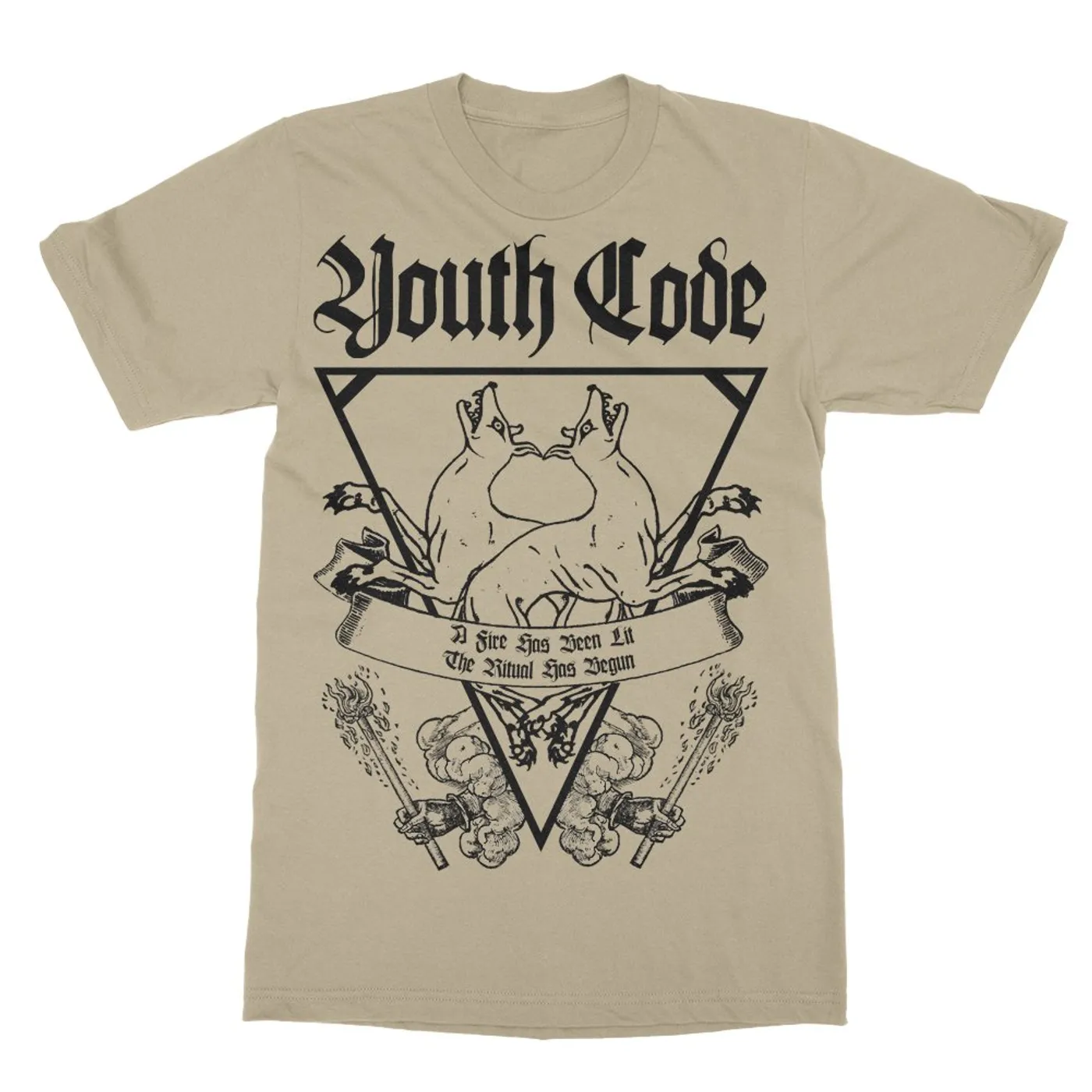 Youth Code Dog T-Shirt (Natural)
