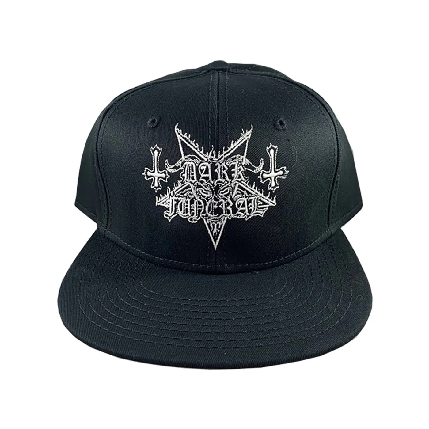Dark Funeral Embroidered Logo Snap Back (Black)