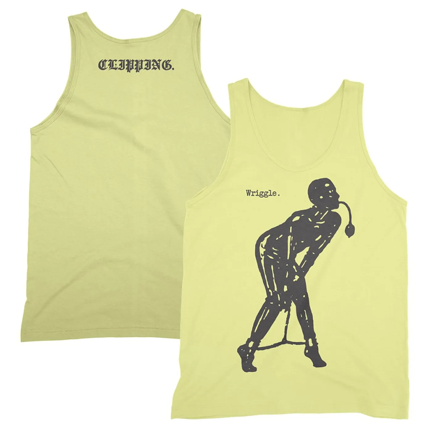 clipping. Wriggle Tank Top (Yellow)