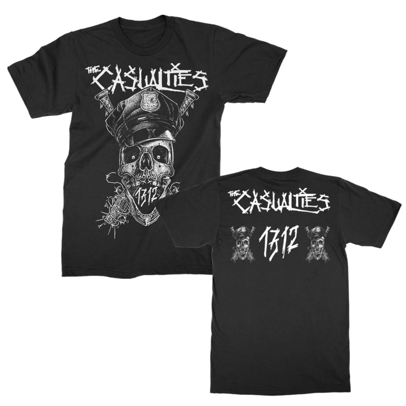 The Casualties 1312 Tee (Black)