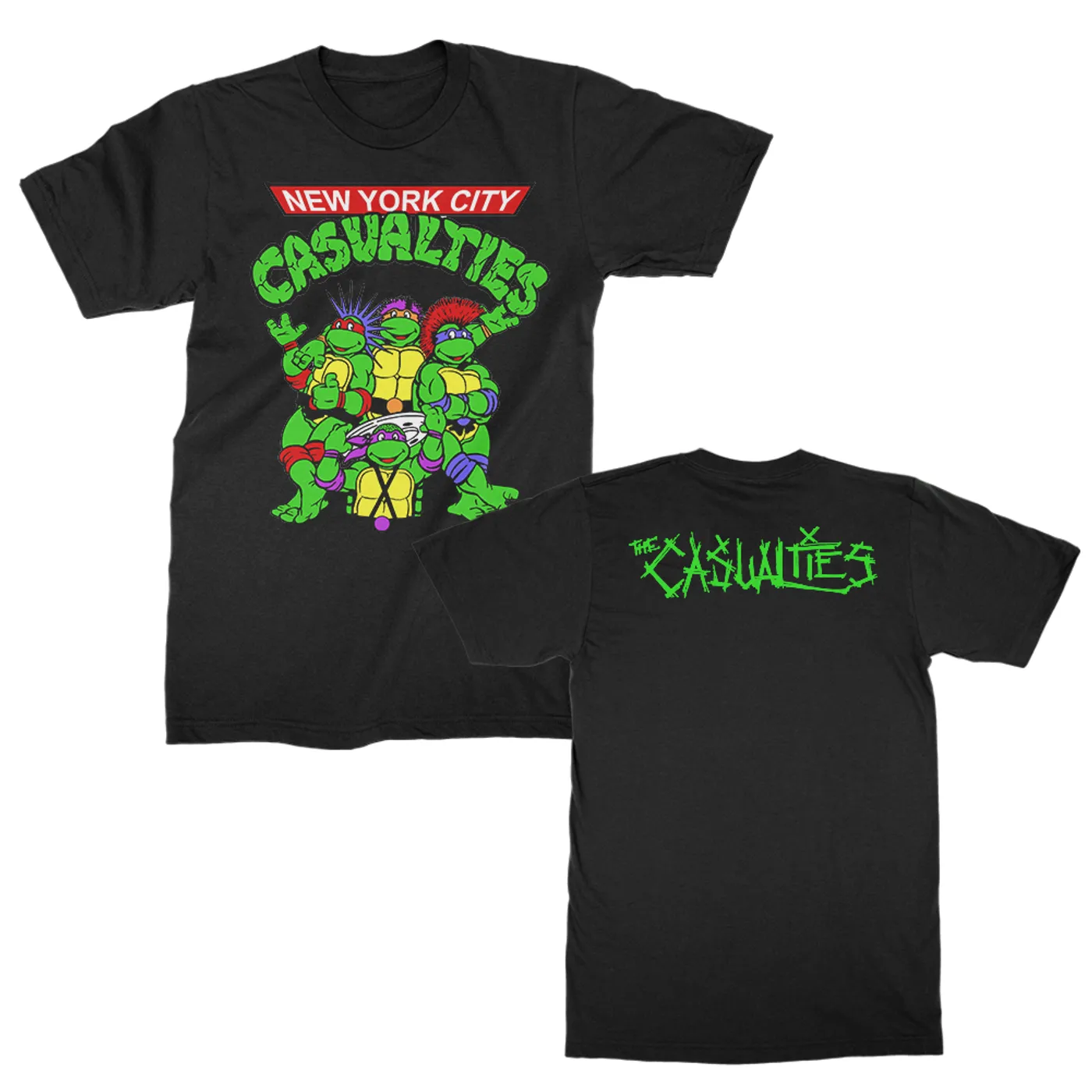 The Casualties Turtles Tee (Black)