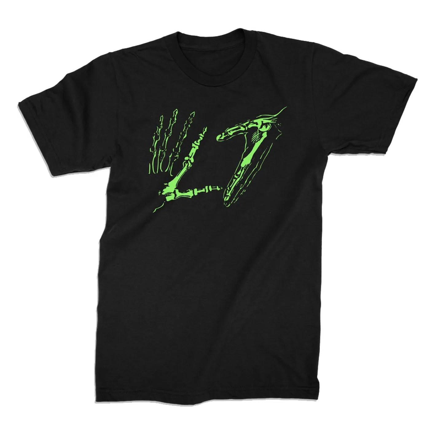 L7 Green Hands Tee (Black)
