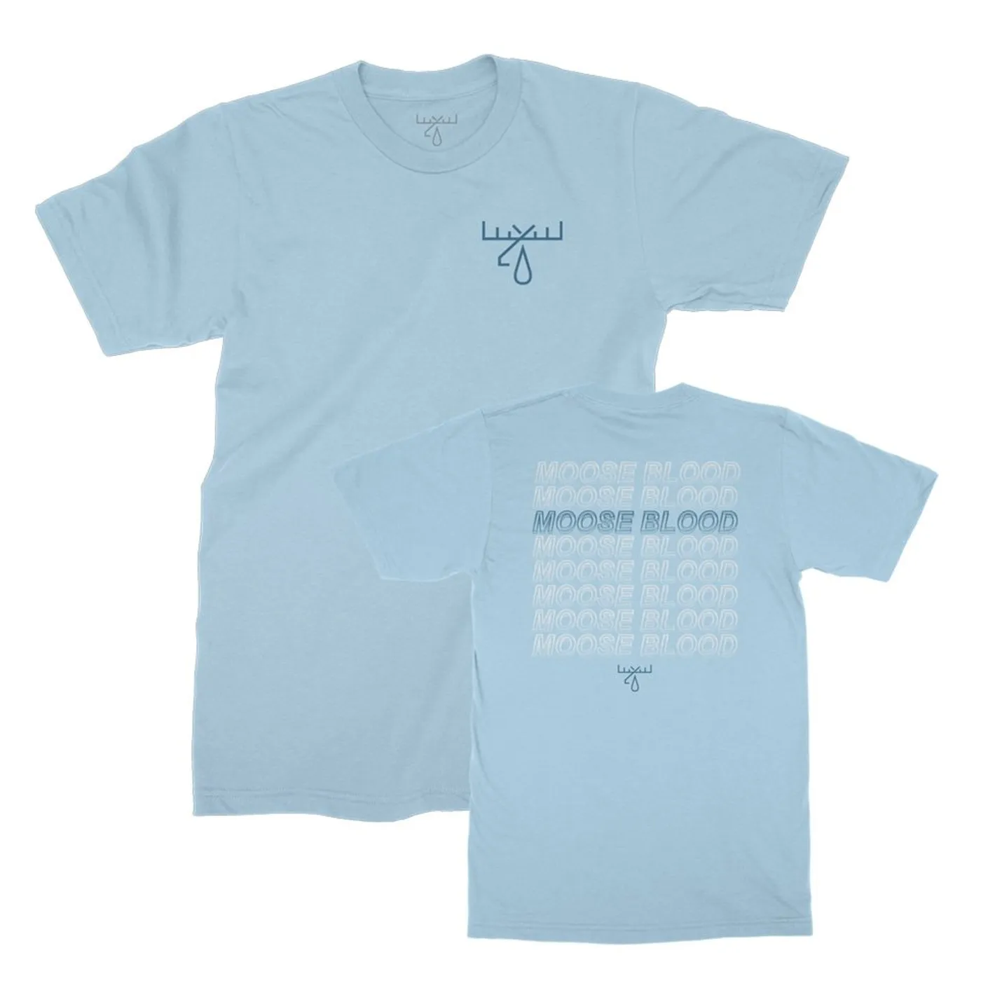 Moose Blood Repeater Tee (Blue)