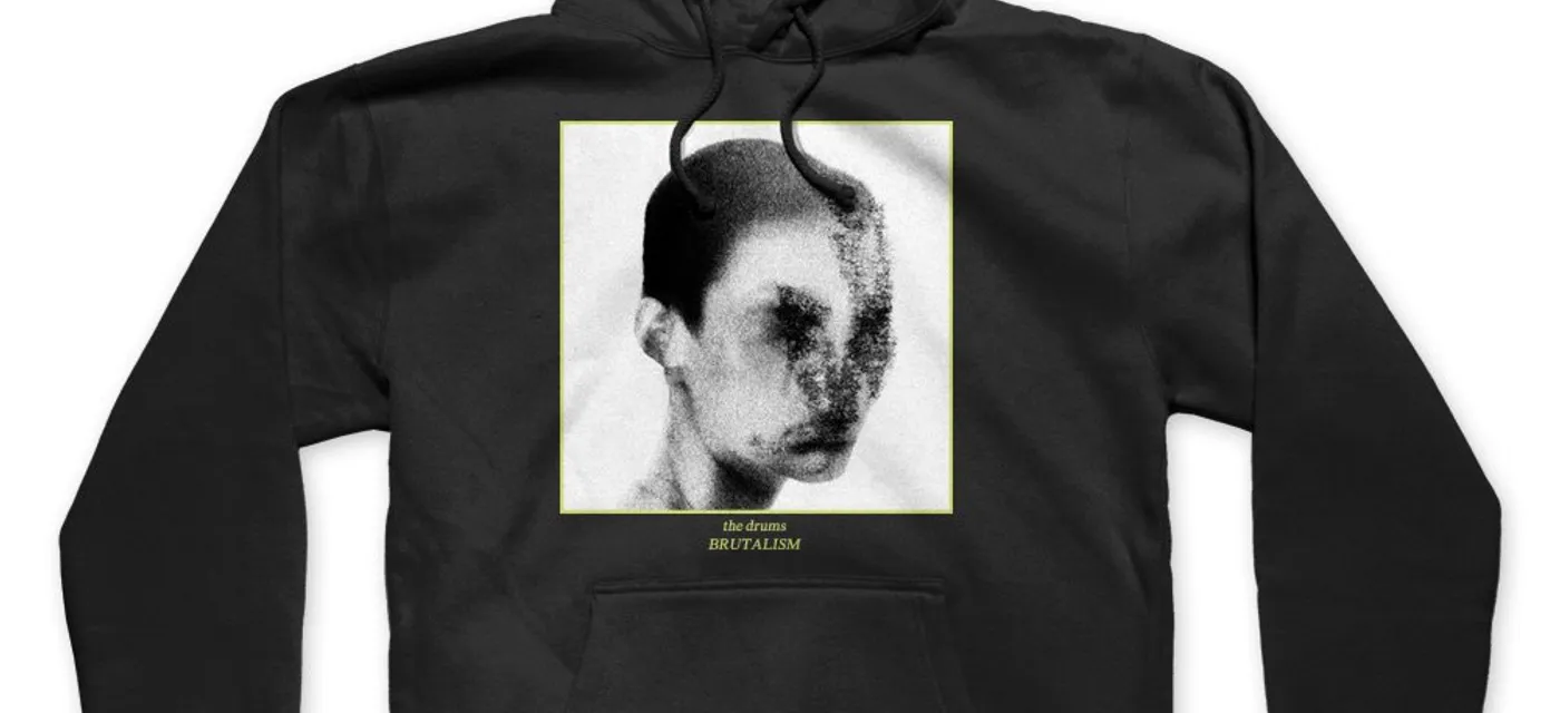 The Drums Teenage Head Pullover Hoodie (Black)