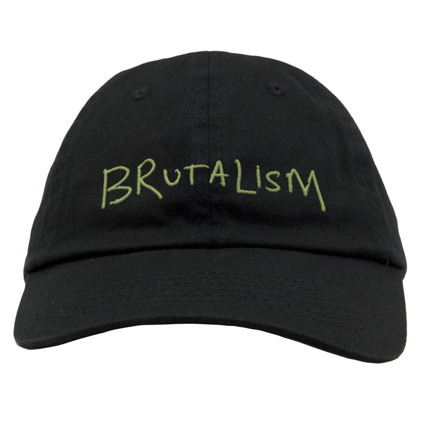 The Drums Brutalism Dad Hat (Black)