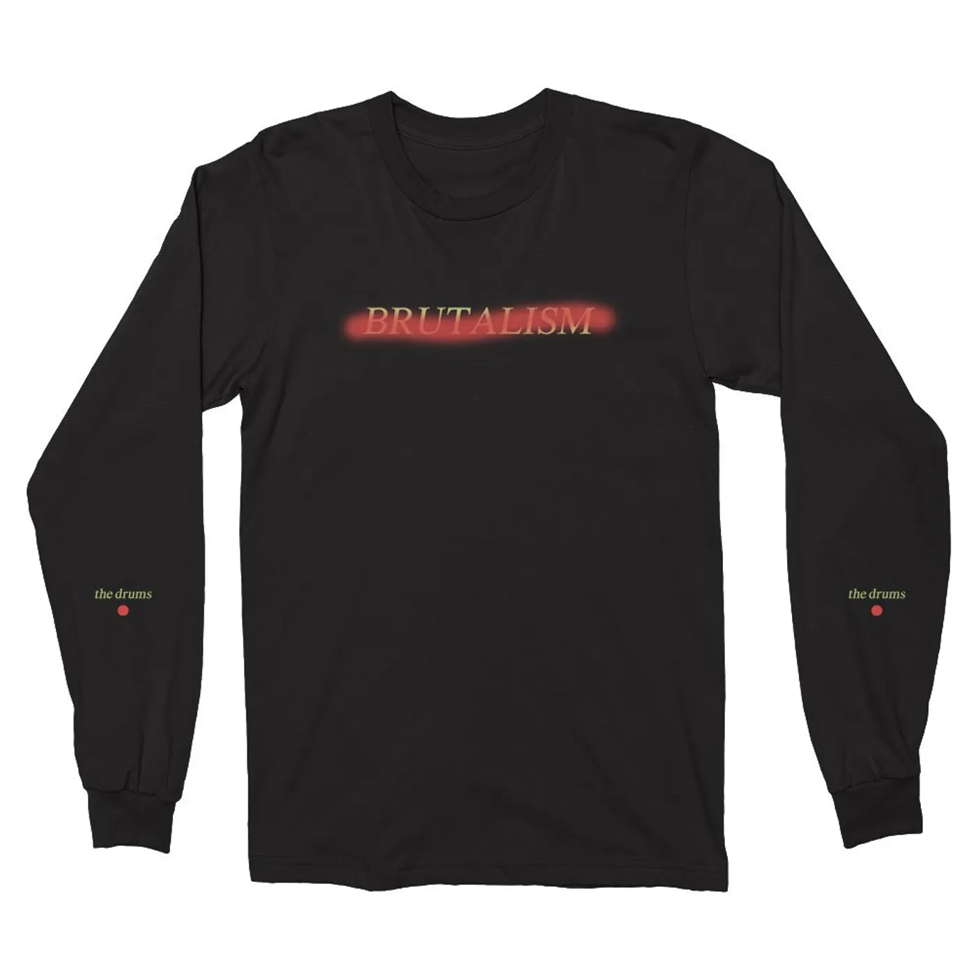 The Drums Brutalism Long Sleeve (Black)