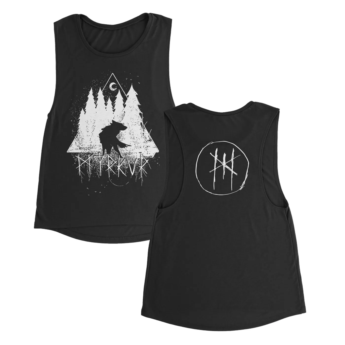 Myrkur Wolf Forrest Women’s Tank (Black)