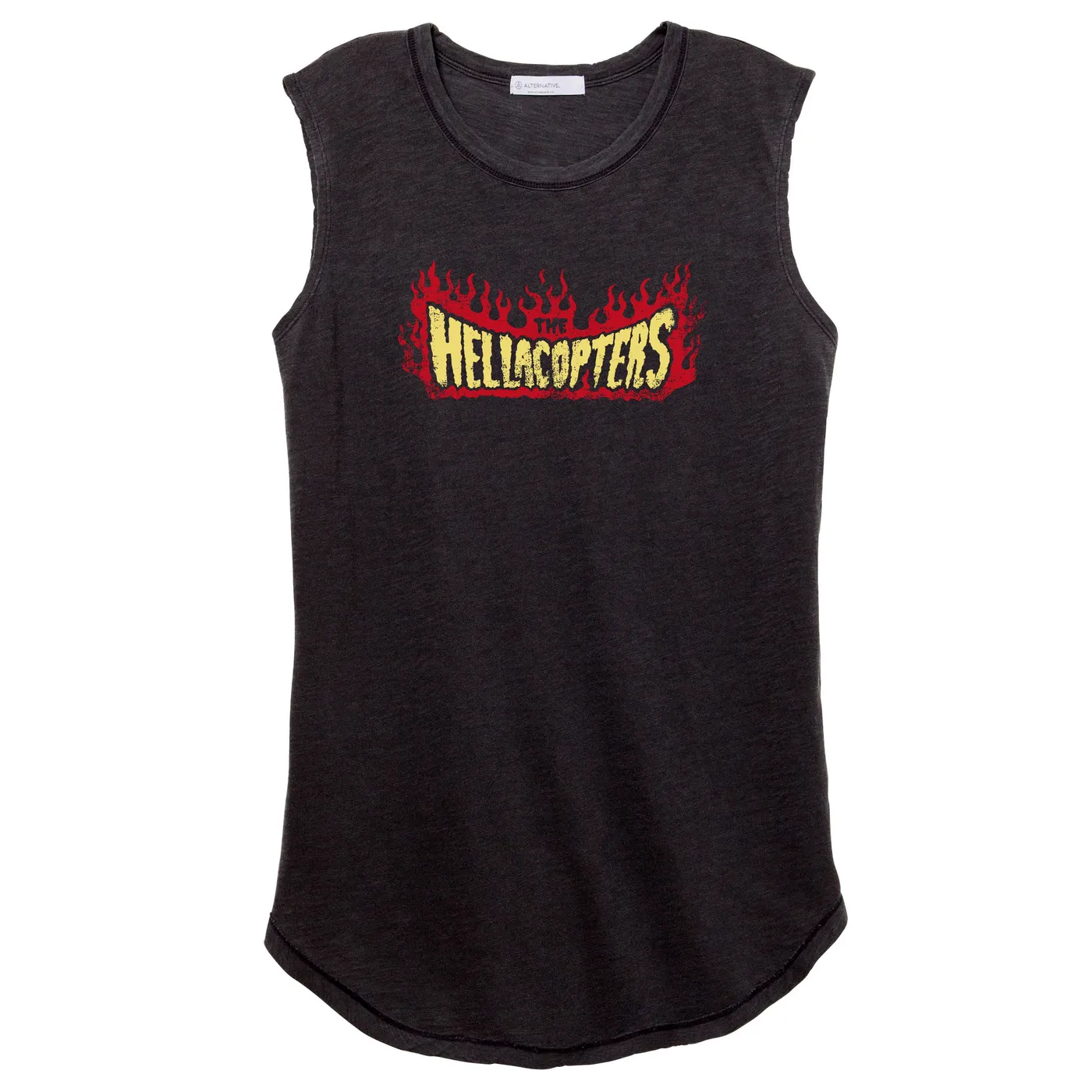 The Hellacopters Flame Women's Muscle Tank (Black)