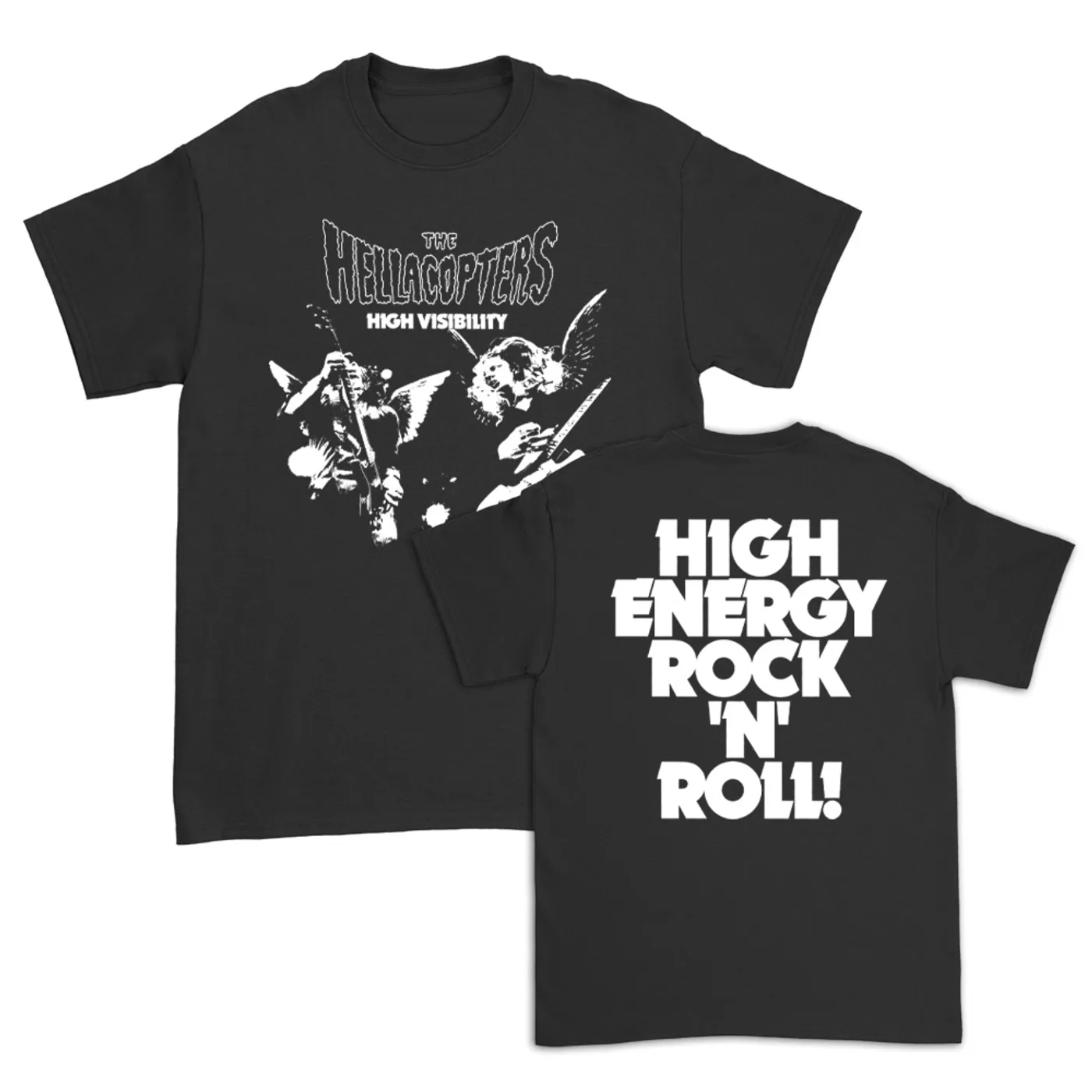 The Hellacopters High Visibility Tee (Black)