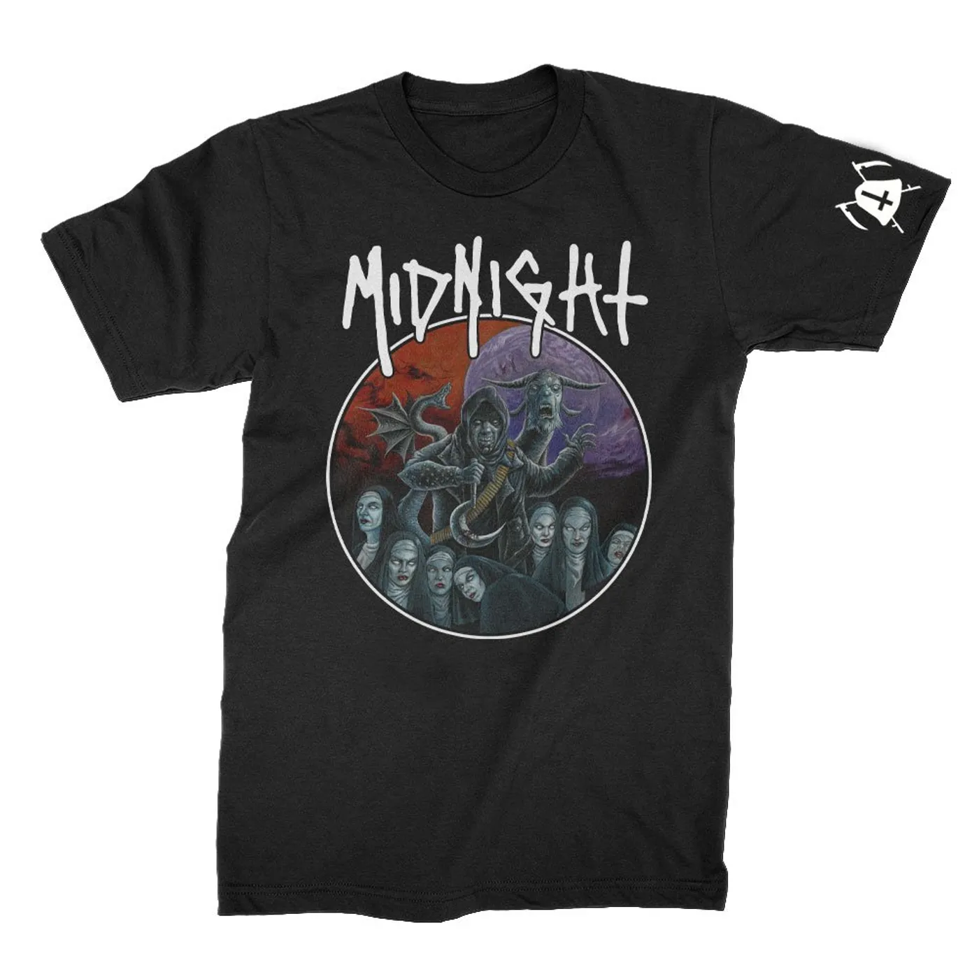 Midnight Rebirth By Blasphemy T-Shirt (Black)