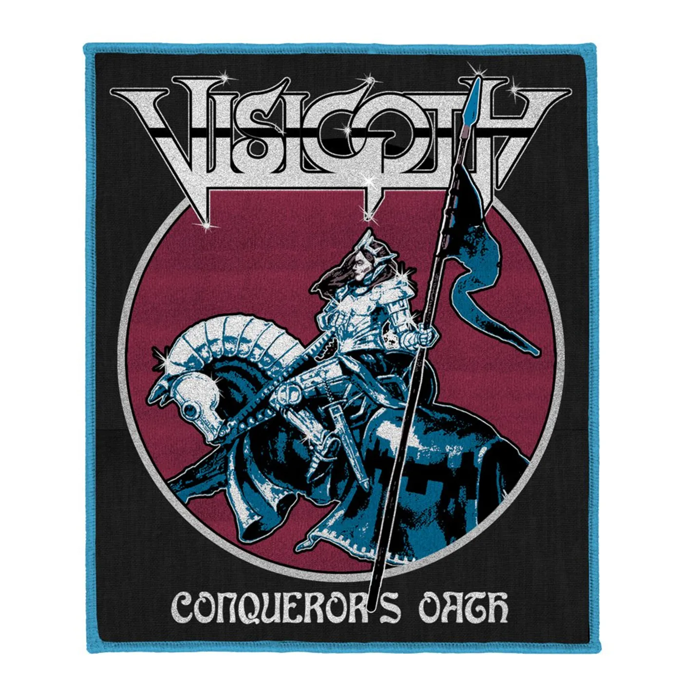 Visigoth Conqueror’s Oath Woven Patch (Blue Edges)