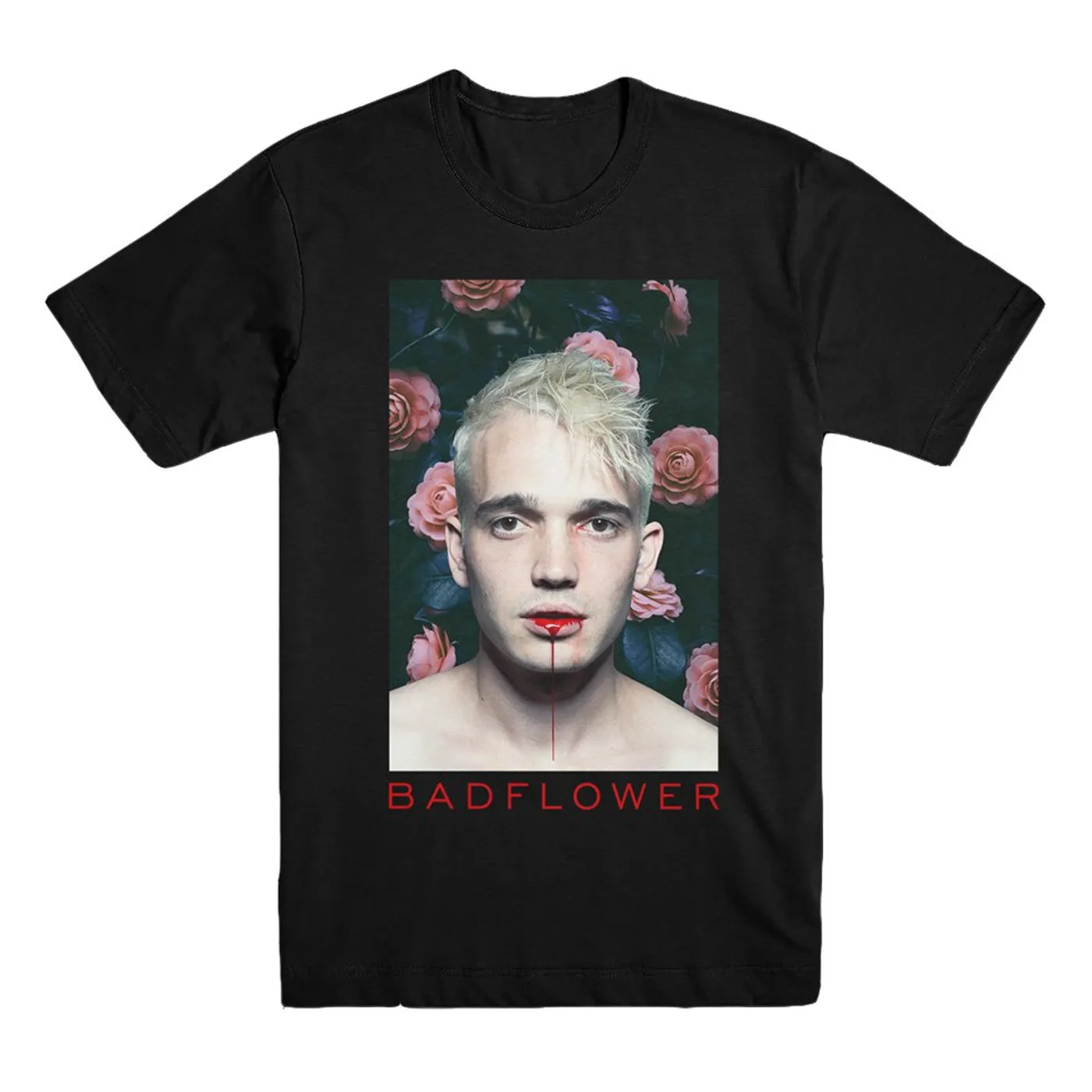 Badflower Portrait Tee (Black)