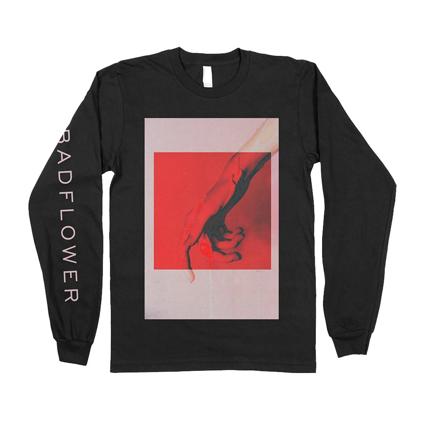 Badflower Drip Long Sleeve Tee (Black)