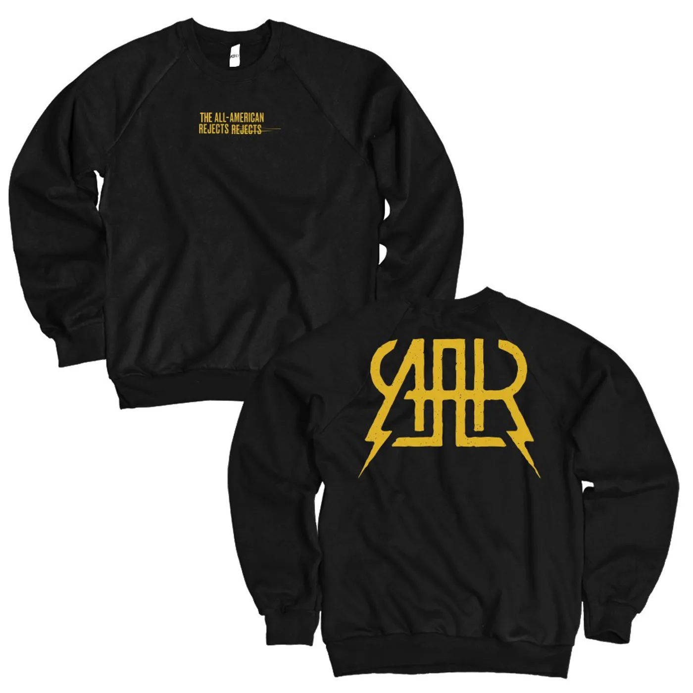 The All-American Rejects Logo Crewneck Sweatshirt (Black)