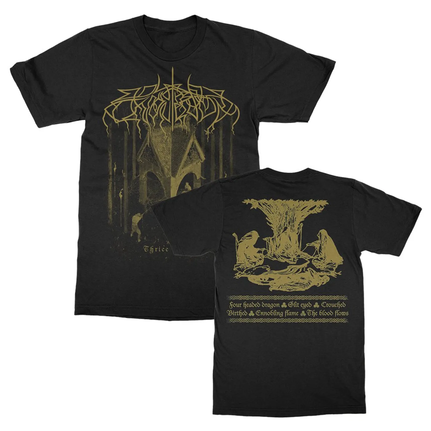 Wolves In The Throne Room Thrice Woven T-Shirt (Black)