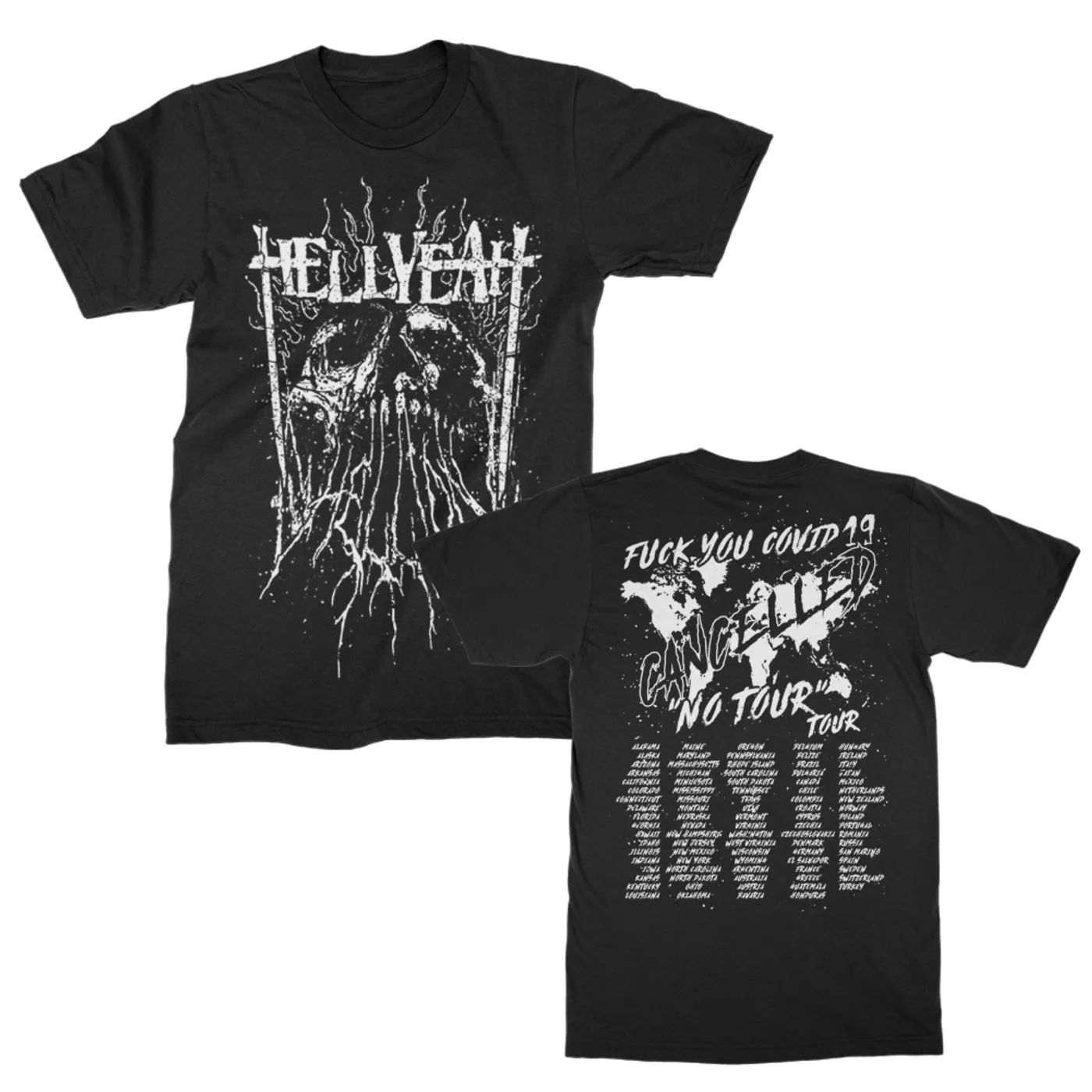 HELLYEAH Covid Tour Tee (Black)