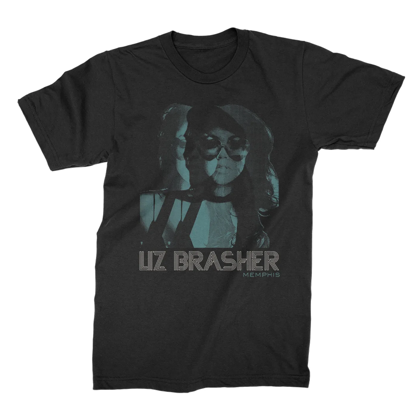 Liz Brasher Blue Memphis T-Shirt (Black)