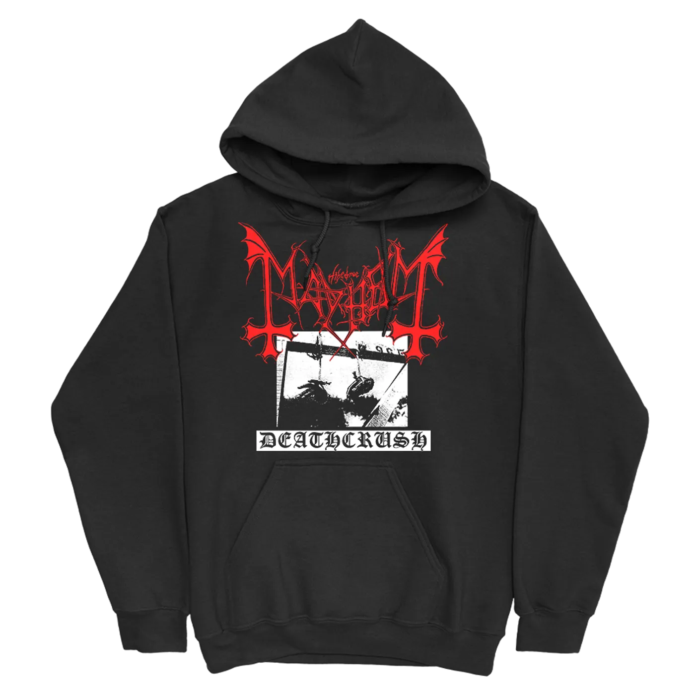 Mayhem Deathcrush Pullover Hoodie (Black)