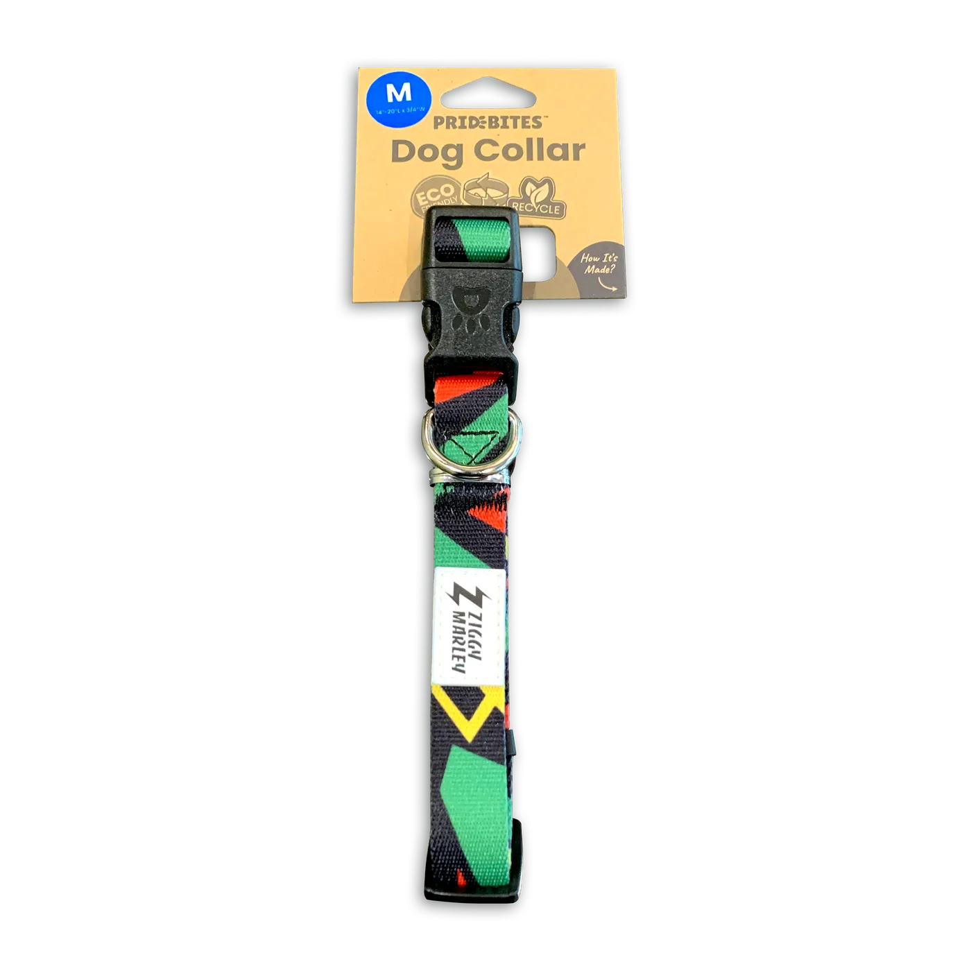 Ziggy Marley Rasta Geo Dog Collar