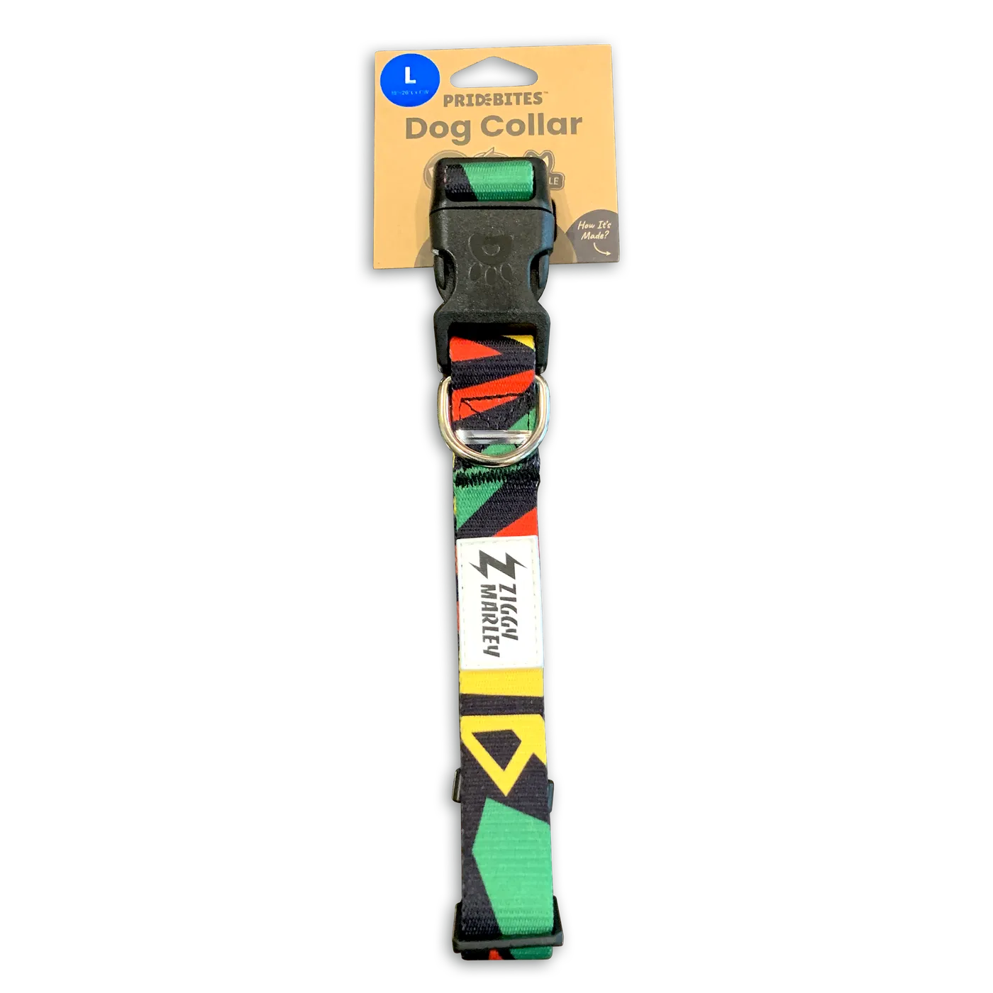 Ziggy Marley Rasta Geo Dog Collar