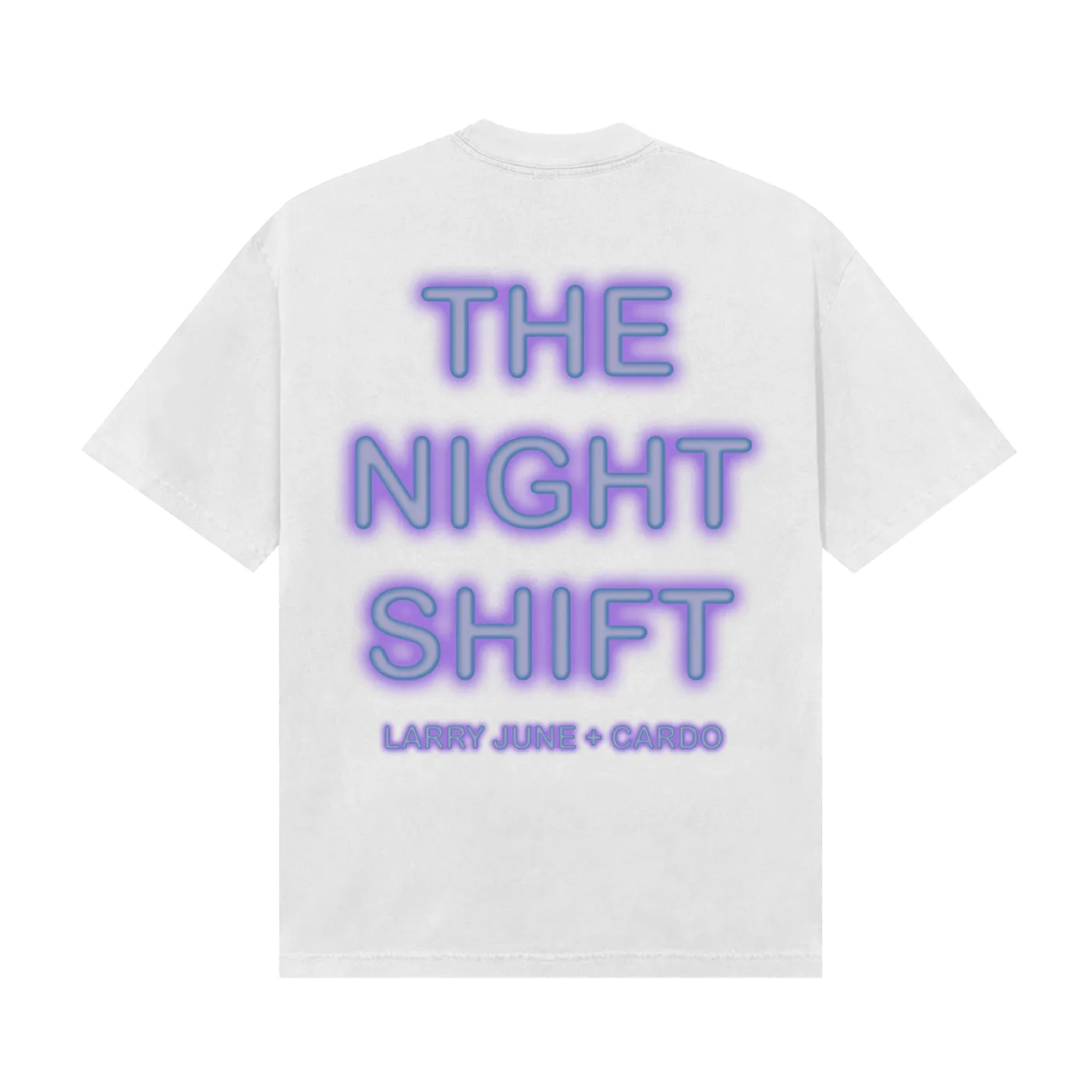 Larry June The Night Shift Photo T-Shirt (White)