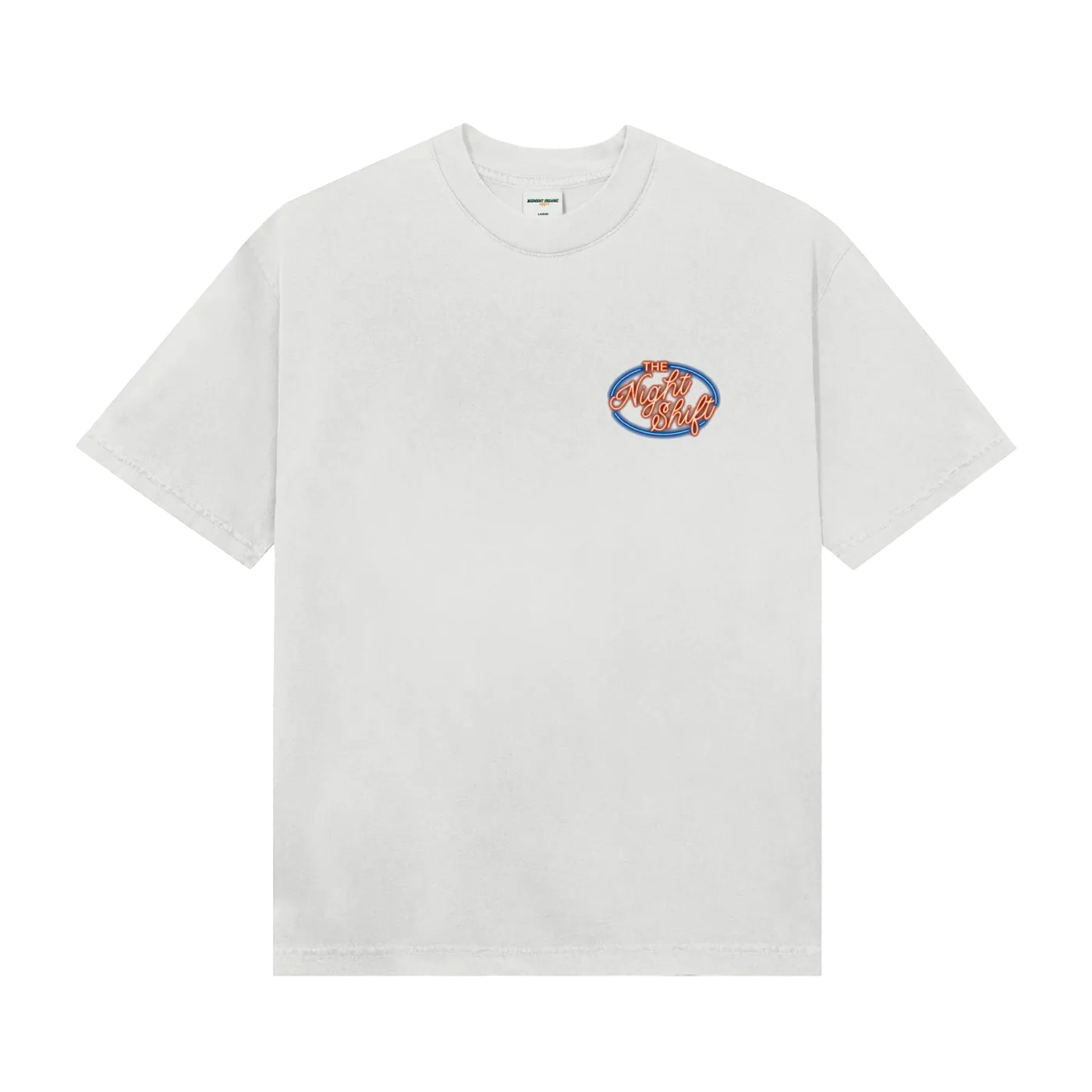 Larry June The Night Shift Neon T-Shirt (White)